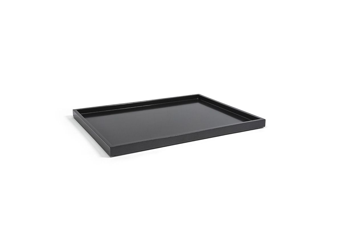 FOH New York Serving Tray Set of 4 - 16.75 x 13 Inches - Elegant Party Platter for Entertaining, Dining, and Home Decor