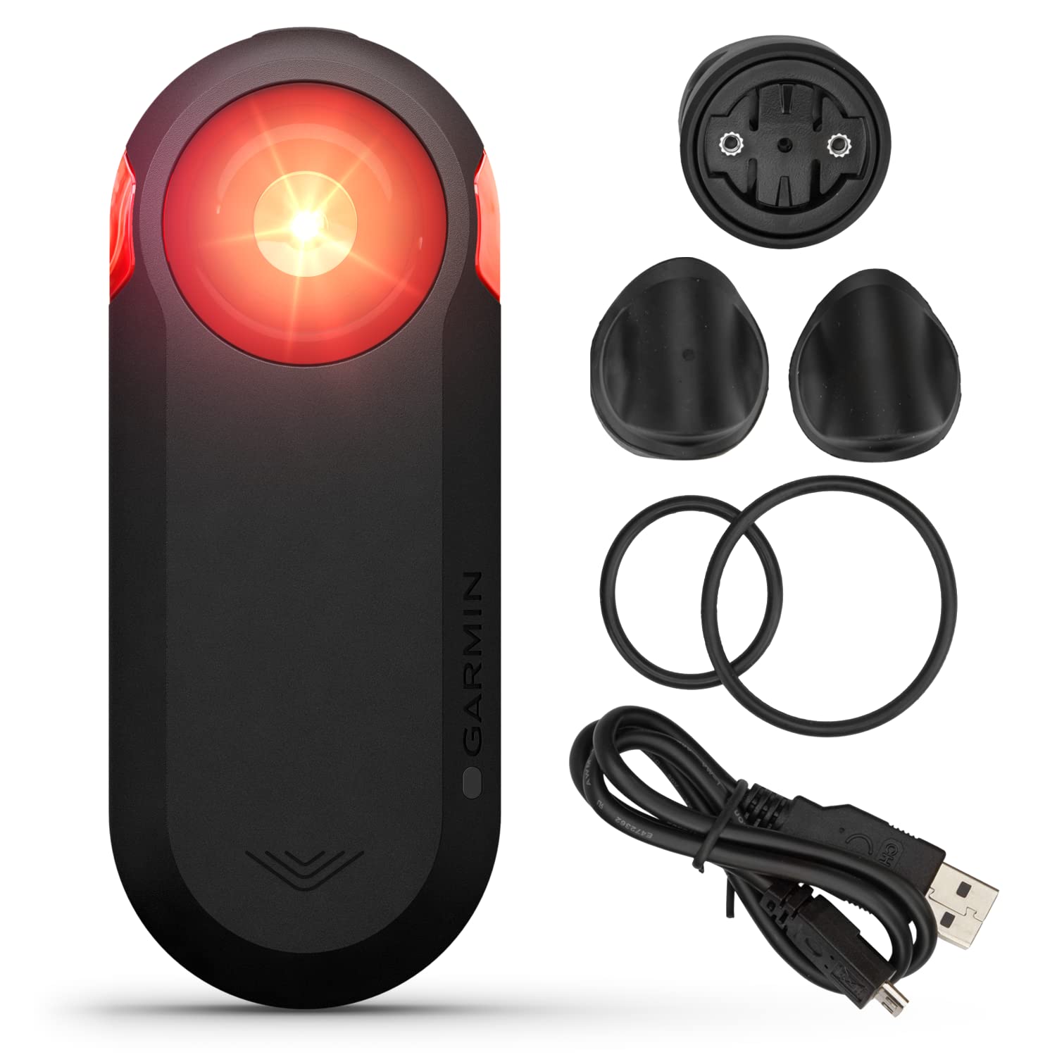 Garmin Varia RTL515 Bike Rearview Radar with Visual & Audible Alerts - Wireless Cycling Safety Light, Anti-Collision Warning System for Road Bikes - Perfect for Night Riding and Group Cycling Safety