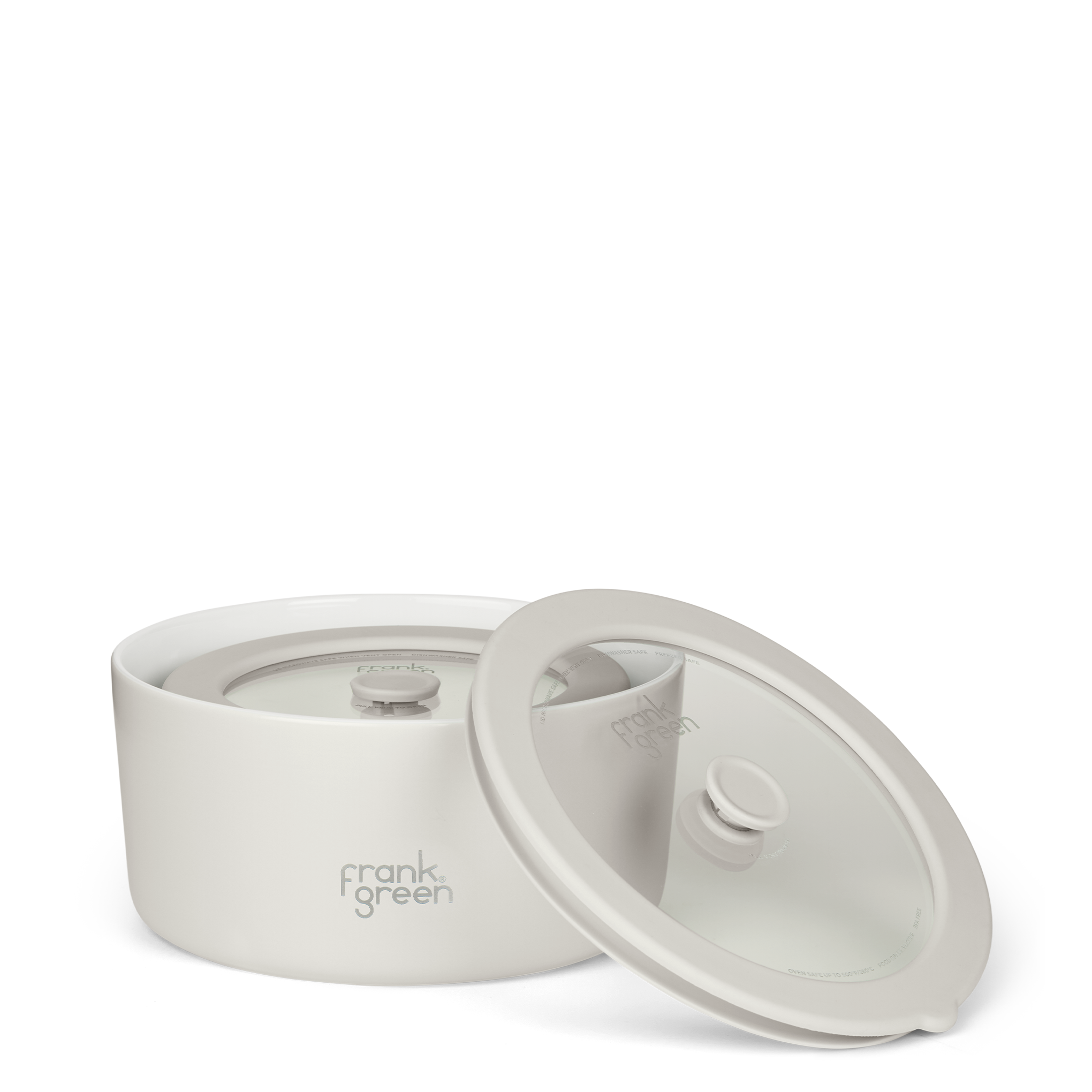 Premium Porcelain Bowls with Glass Lids (2-Pack) - 700ml & 1500ml Airtight Food Storage Containers for Meal Prep, Leftovers, and Kitchen Organization