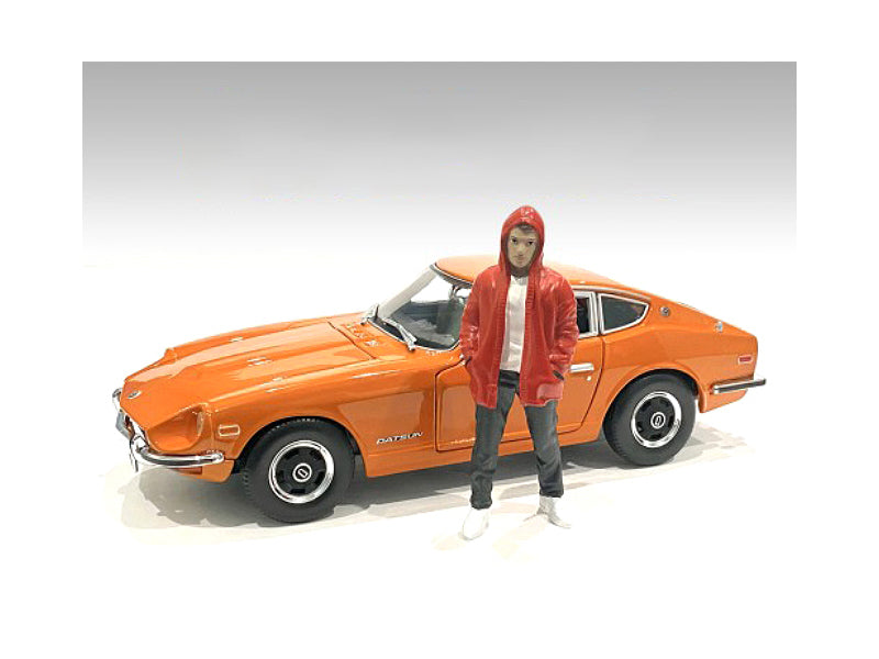 1/18 Scale Model Car Meet 2 Figurine Set by American Diorama - Perfect for Diecast Car Displays & Diorama Scenes