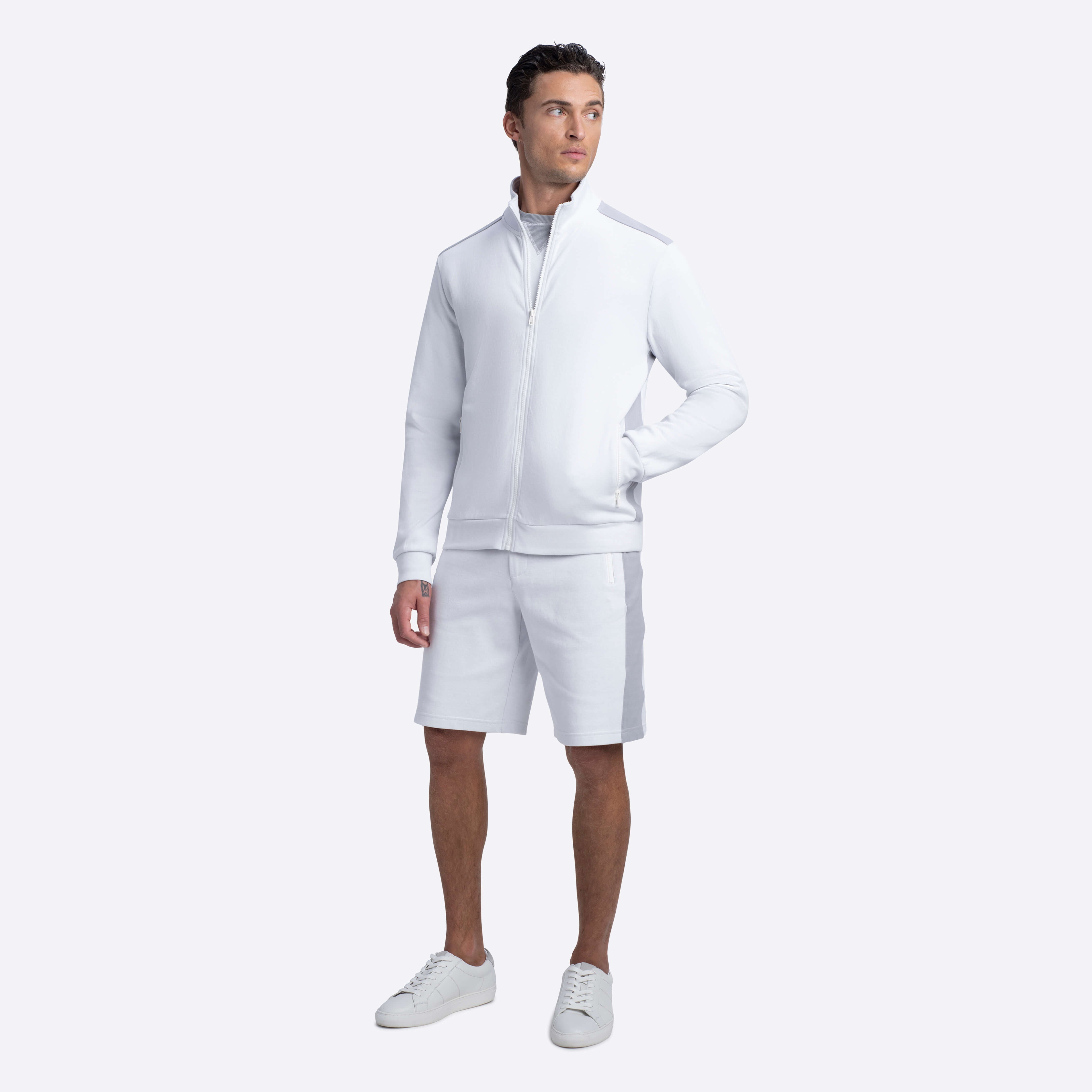 Full Zip Mock Neck Sweatshirt for Men & Women | Comfortable Fleece Pullover | Perfect for Casual Wear, Workout & Outdoor Activities