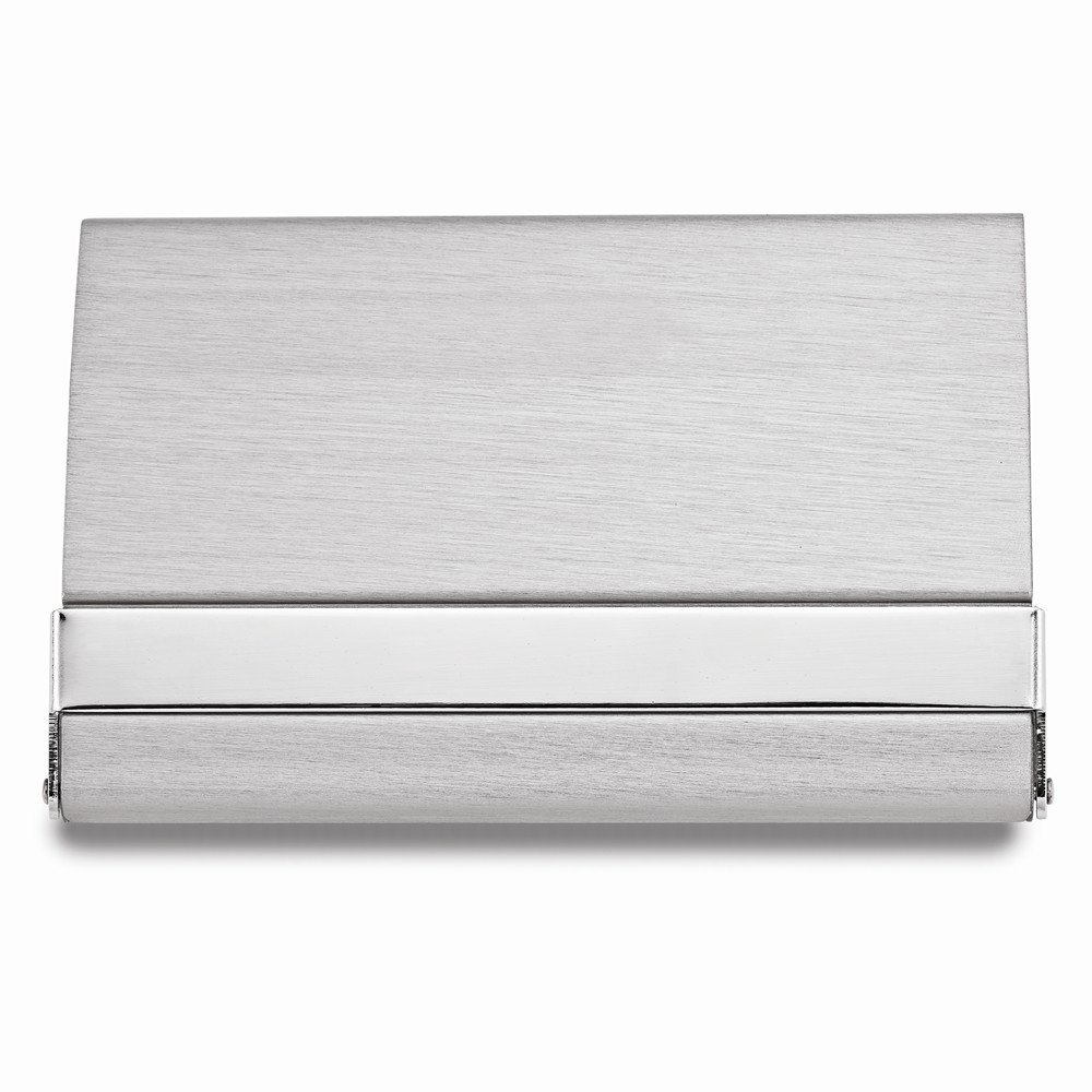 Premium Solid Nickel-Plated Business Card Holder - Elegant Metal Card Case for Professionals - Perfect for Networking Events, Corporate Meetings & Executive Gifting