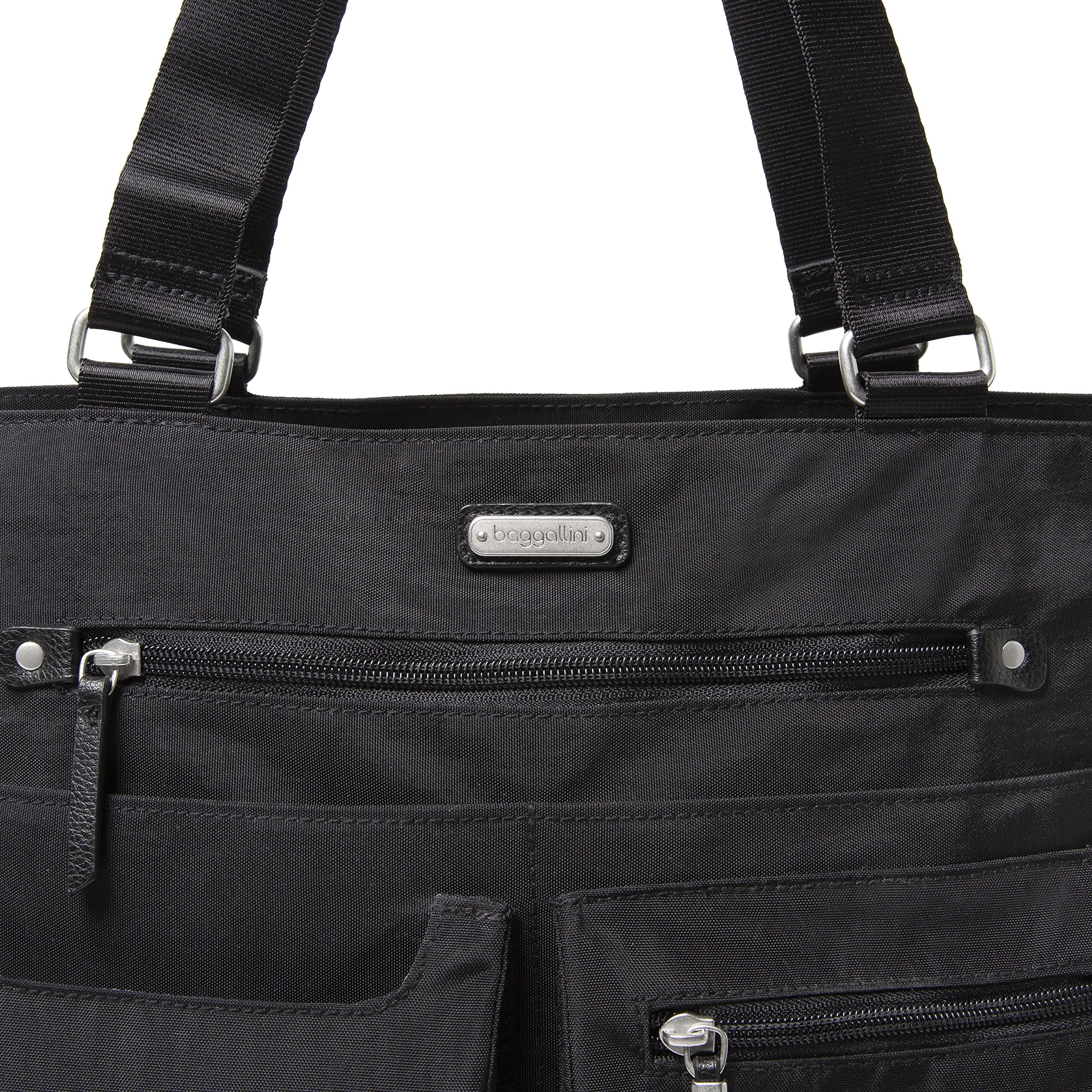 Baggallini RFID Blocking Any Day Tote Bag with Detachable Phone Wristlet - Perfect for Travel, Work & Everyday Use