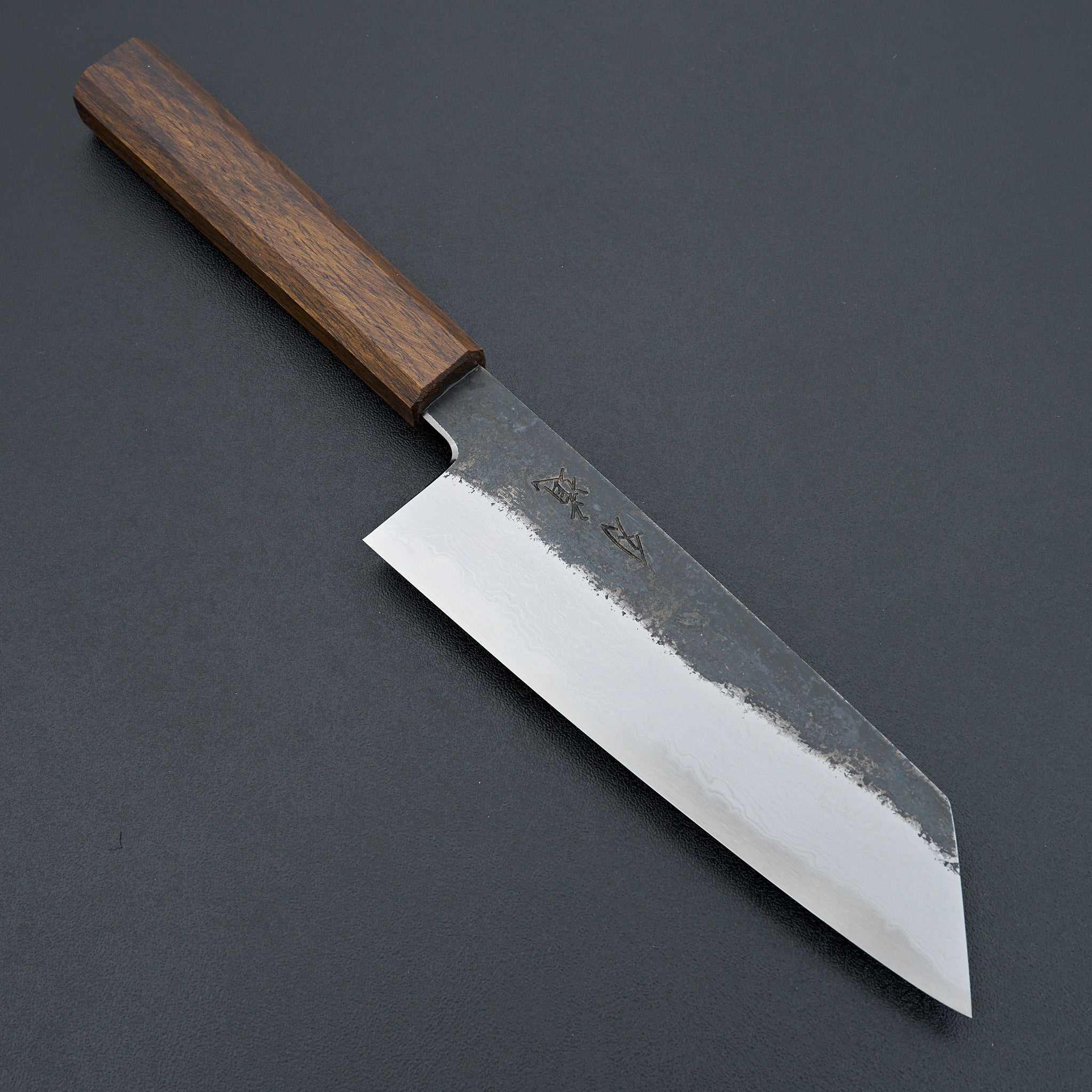 Premium HADO Sumi Blue #1 Damascus Bunka Knife 180mm - Japanese Kitchen Knife for Professional Chefs & Home Cooking, Perfect for Slicing, Dicing & Chopping Vegetables, Meat & Fish