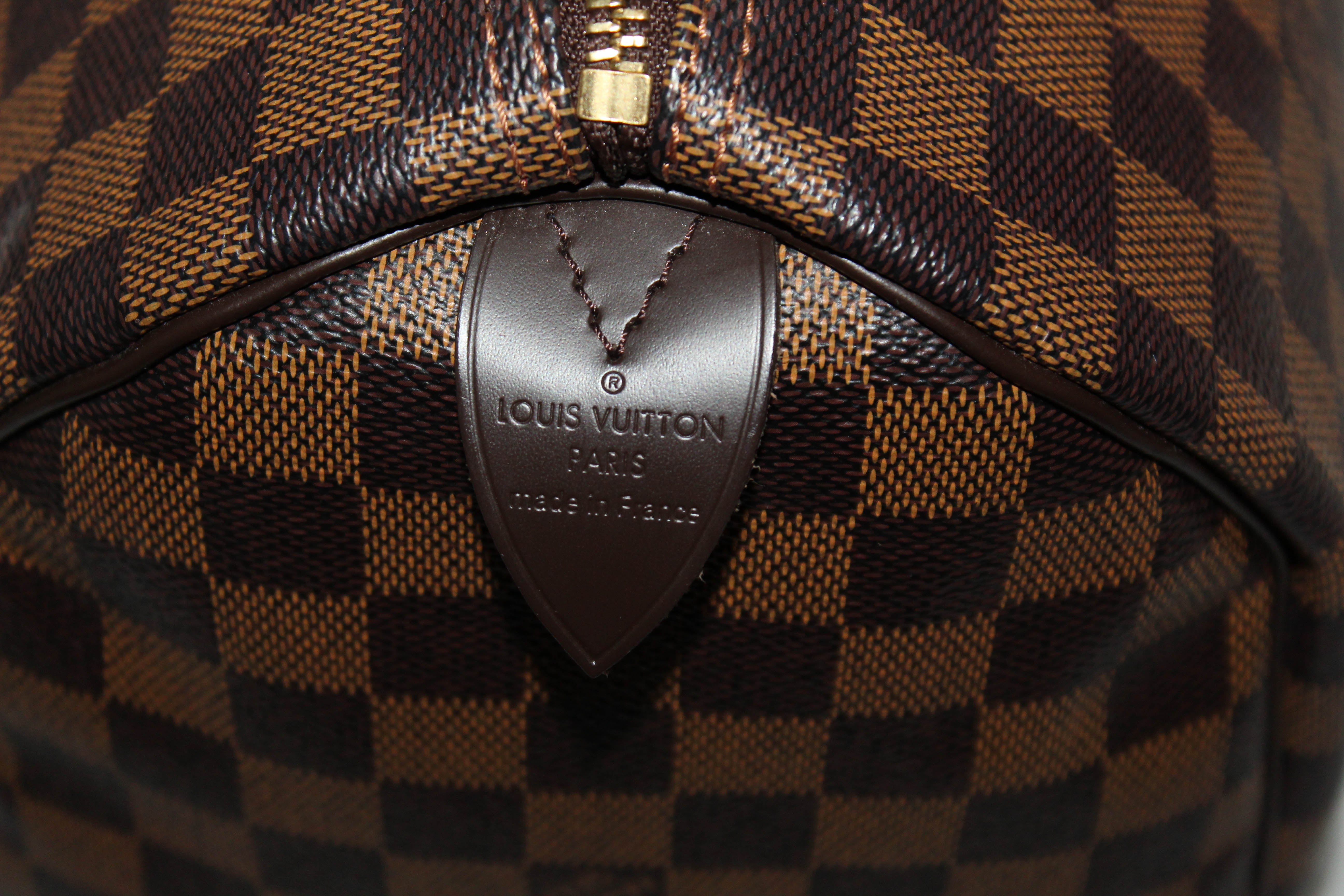 Authentic Louis Vuitton Damier Ebene Speedy 30 Crossbody Handbag - Luxury Designer Shoulder Bag for Women, Perfect for Work, Travel & Everyday Use