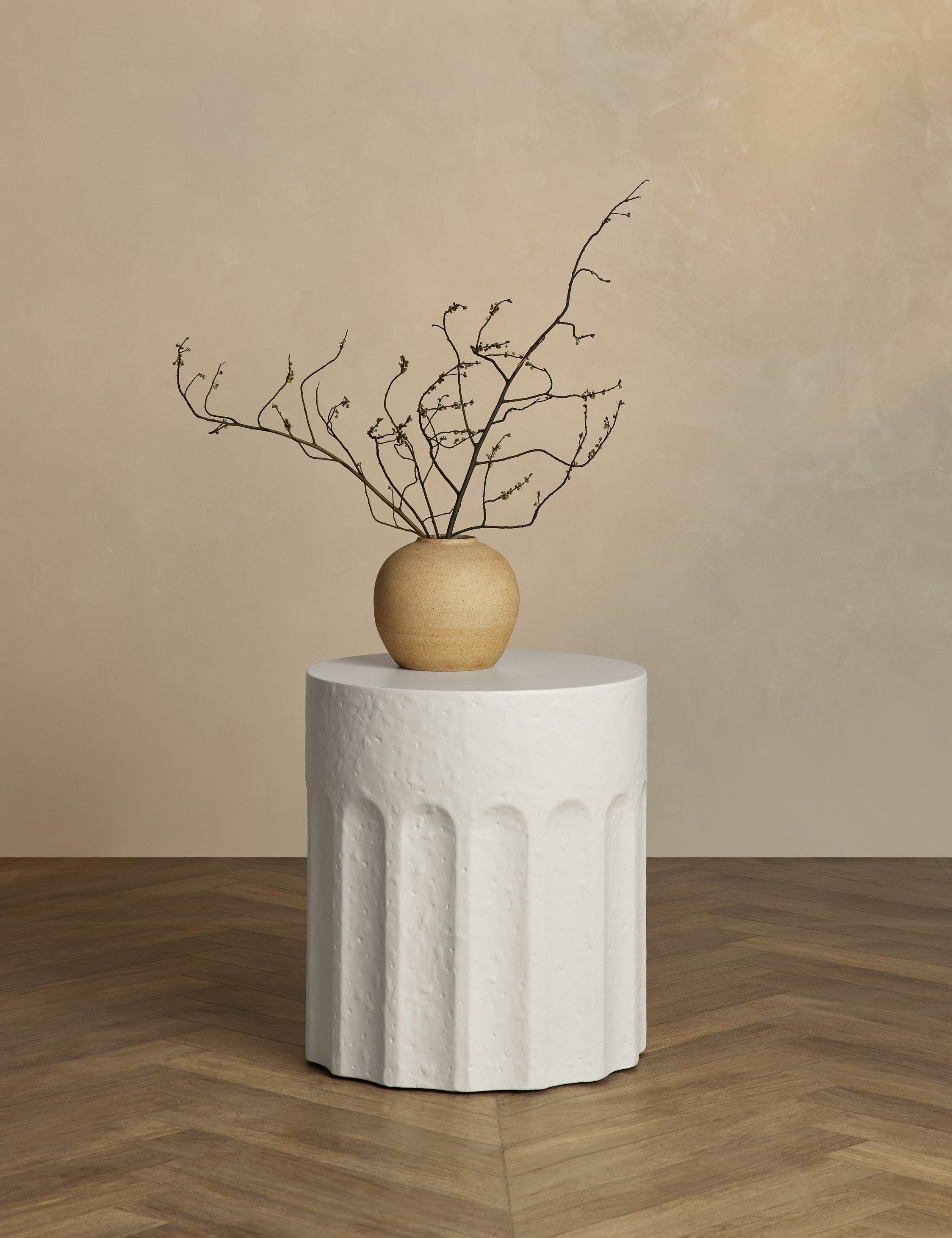 Doric Side Table by Sarah Sherman Samuel - Modern End Table for Living Room, Bedroom & Office - Stylish Accent Table with Minimalist Design