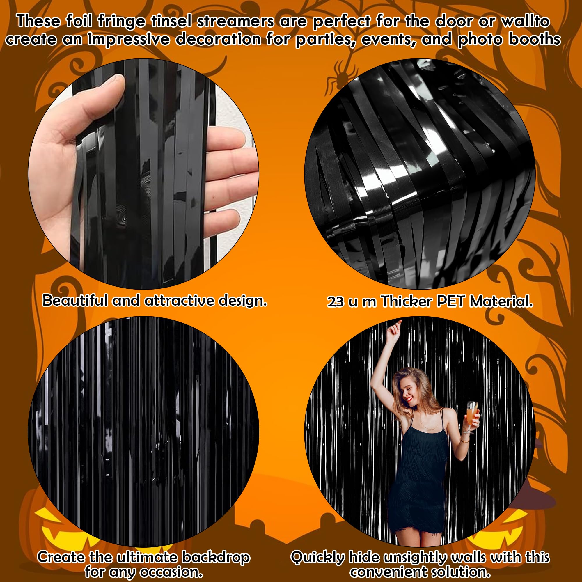 OHOME Class of 2025 Graduation Decorations - Black Graduation Backdrop Banner for Party, Congrats Grad Sign, Photo Booth Props - Perfect for High School & College Graduation Ceremonies, Commencement Parties & Photo Shoots