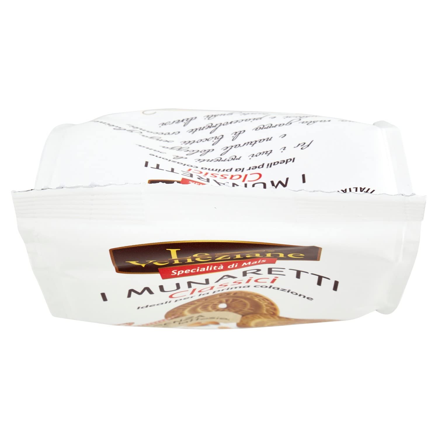 The Venetian Munaretti Biscuits Gluten Free 300g - Authentic Italian Almond Cookies, Vegan & Dairy-Free Snacks for Tea Time, Gifts & Dessert Platters