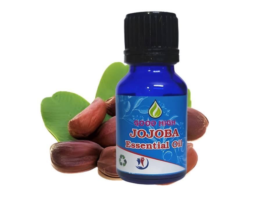 100% Pure Natural Organic Jojoba Essential Oil - Undiluted, Cold Pressed for Hair, Skin & Nails - Aromatherapy, Massage & DIY Beauty - 50mL Premium Therapeutic Grade Oil