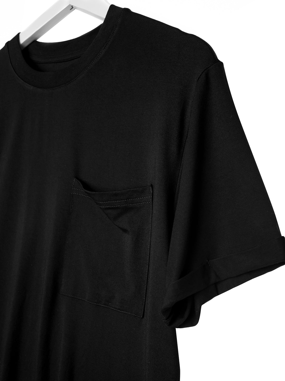 Premium Soft Bamboo Pocket T-Shirt for Men - Breathable & Comfortable Black Tee - Perfect for Casual Wear, Lounge & Outdoor Activities