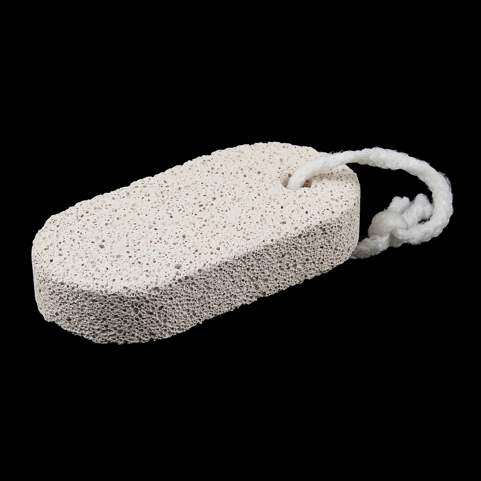 Natural Pumice Stone for Feet - Oval Shape Callus Remover & Foot Sanding File - Professional Pedicure Tool for Hard Cracked Skin - Exfoliating Foot Scrubber for Smooth Heels - Perfect for Home Pedicure & Spa Care