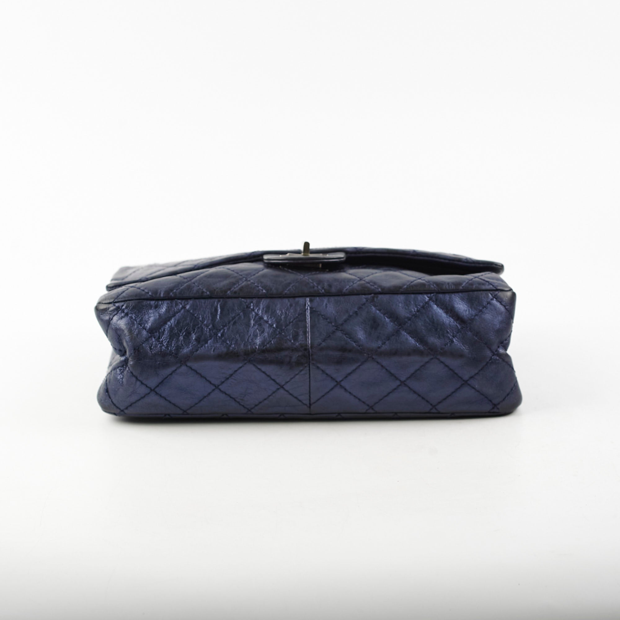 Chanel Reissue 226 Handbag in Metallic Blue - Classic Flap Bag Series 12 | Luxury Leather Shoulder Bag for Women | Perfect for Evening Events, Date Nights & Special Occasions