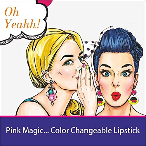Pink Magic Color Changing Lipstick (10.5G) - Long Lasting Moisturizing Lipstick for Women, Perfect for Parties, Dates & Special Occasions