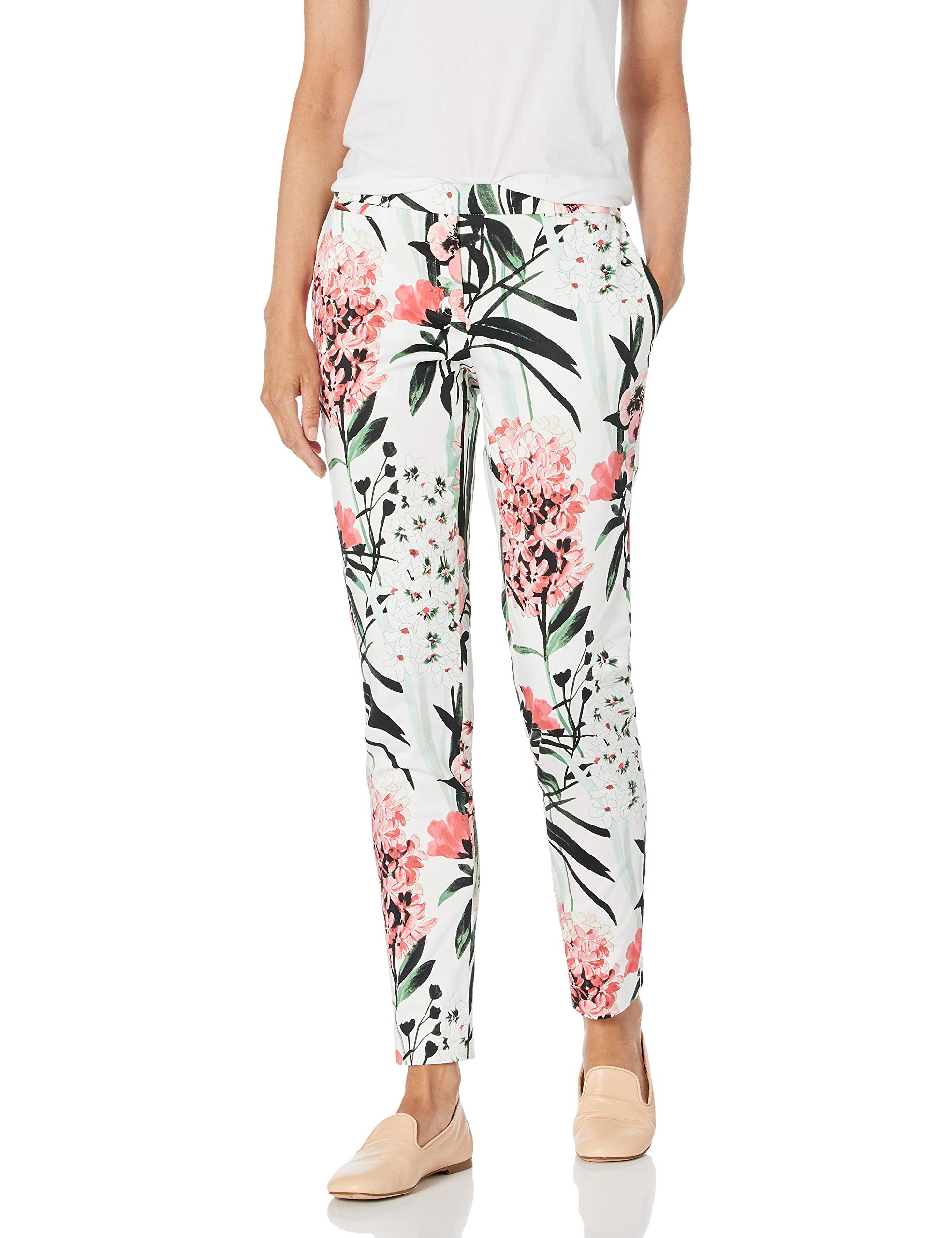 Tommy Hilfiger Women's Slim Fit Ankle Pants - Stretch Comfort & Stylish Office Wear for Business Casual Outfits