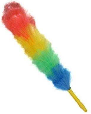 GoldenNest Fiber Dry Cleaning Duster - Long Handle Microfiber & PP Static Dusting Broom for Home, Car, Office - Multipurpose Cleaning Tool for Furniture, Electronics, Ceiling Fans & Hard-to-Reach Areas