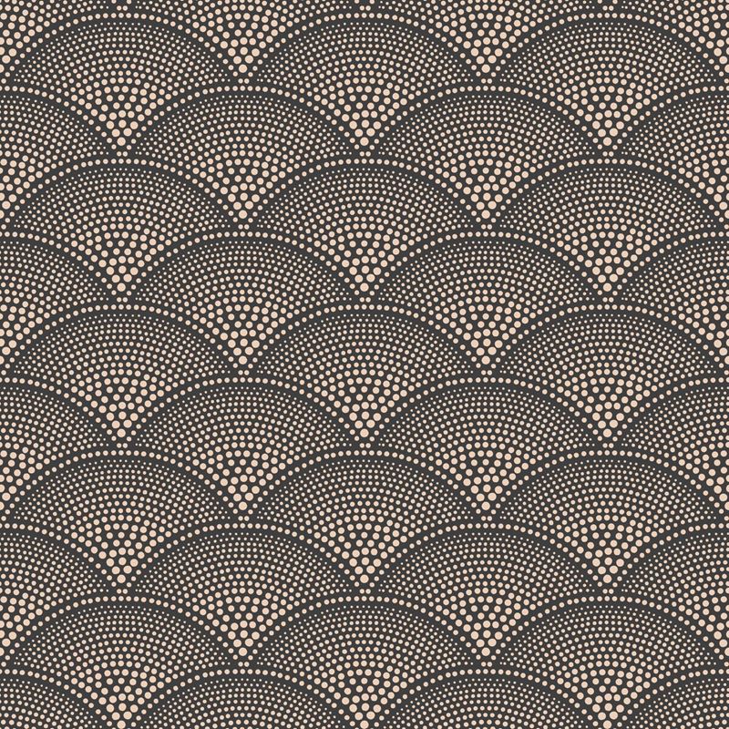 Cole & Son Feather Fan in Charcoal/Bronze - Elegant Handheld Decorative Fan for Weddings, Home Decor & Vintage Style Parties