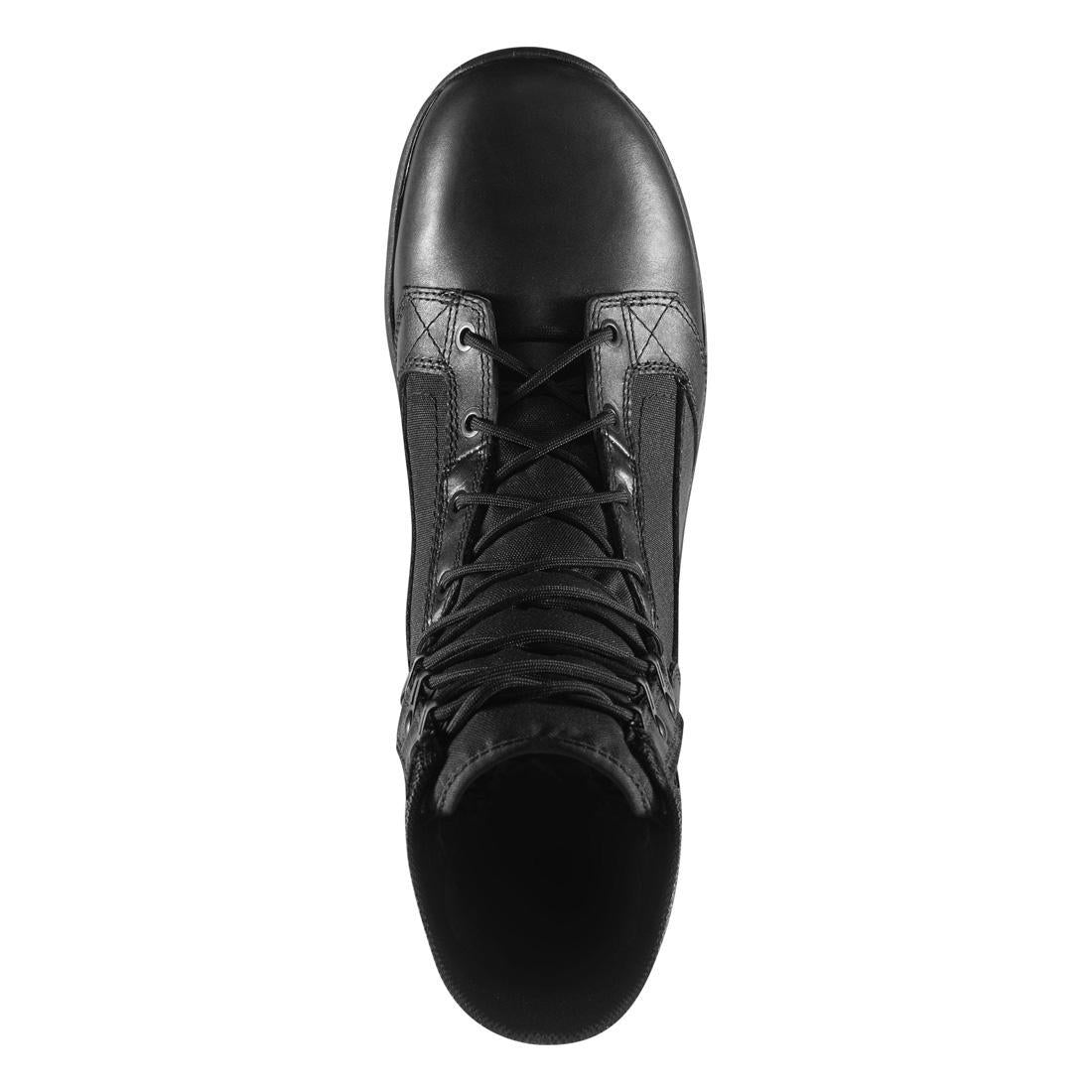 Tachyon 8 Hot Tactical Boots - Black Polishable Military & Work Boots for Outdoor Hiking, Construction & Tactical Operations