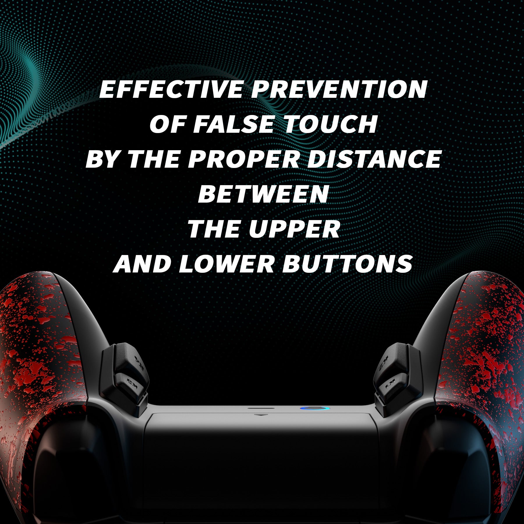 eXtremeRate VICTOR S Remap Kit for Xbox One S/X Controller - Textured Red Back Buttons (PDXSP003) | Customizable Gaming Accessory for FPS, Racing & Competitive Play