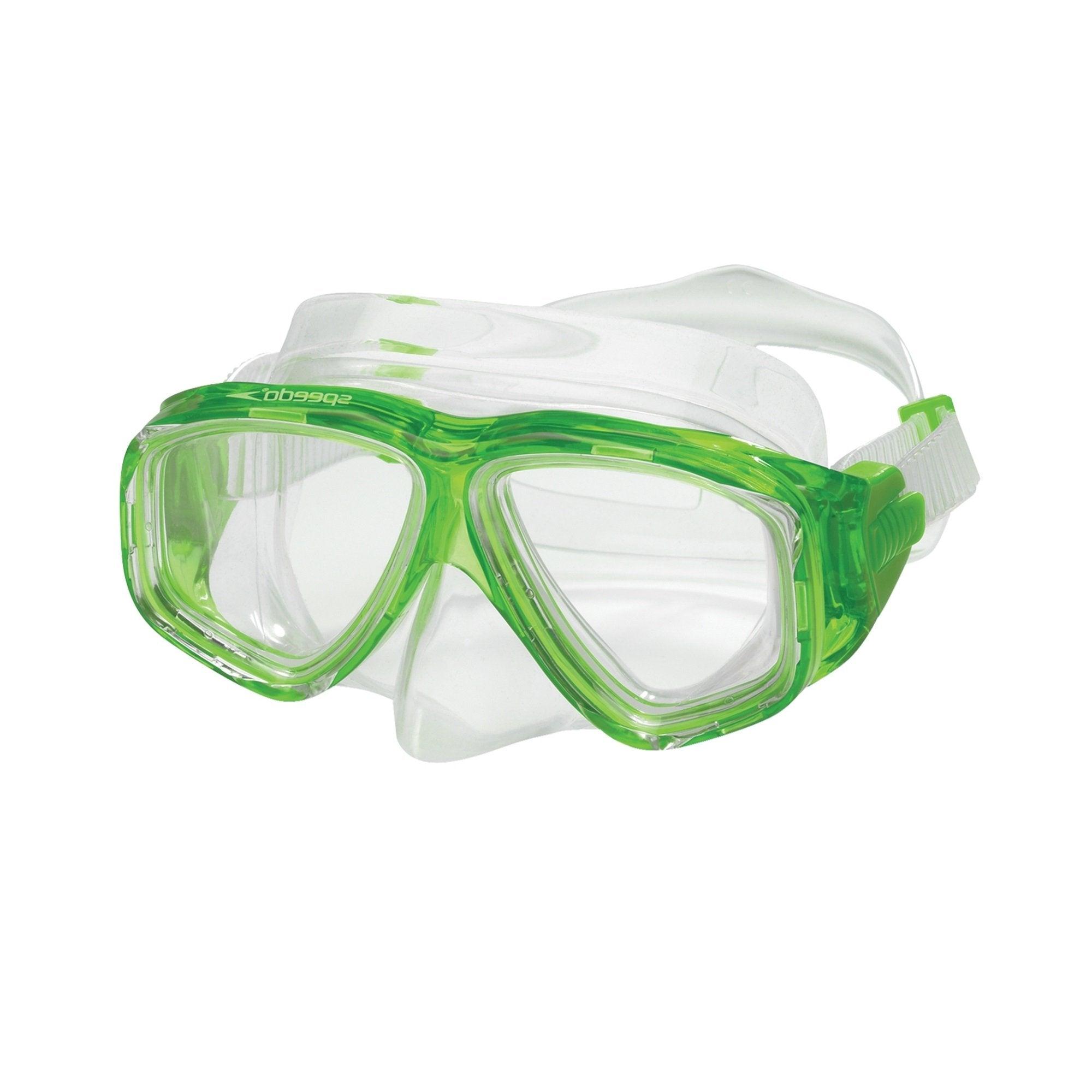 Speedo JR Adventure Kids Swim Mask - Anti-Fog, UV Protection for Children's Swimming & Snorkeling - Perfect for Pool, Beach & Water Sports
