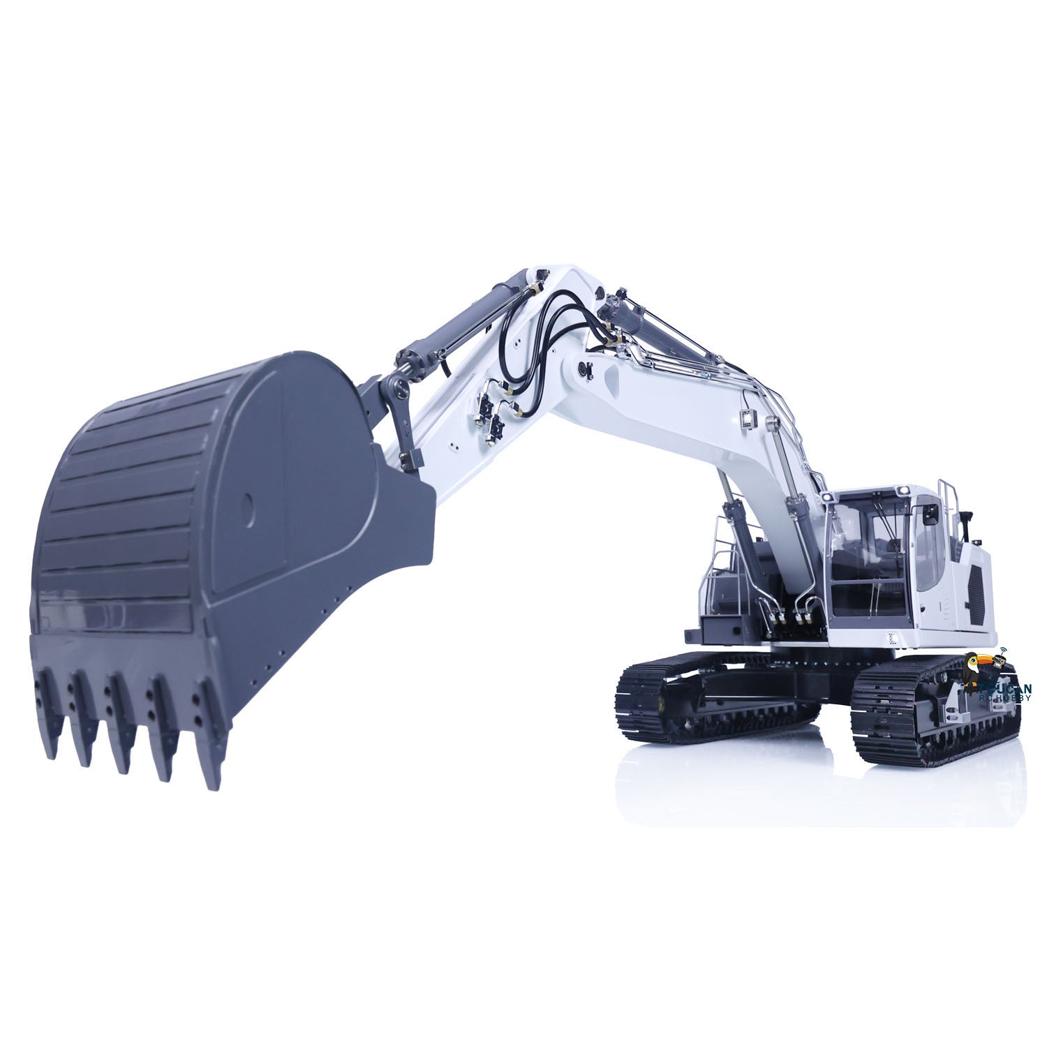 1/14 Scale LESU 945 Metal Hydraulic RC Excavator - Wireless Radio Control Construction Toy with 7CH Valve & LED Lights - Perfect for Adults & Kids Outdoor Play, Construction Site Simulation & RC Hobby Enthusiasts