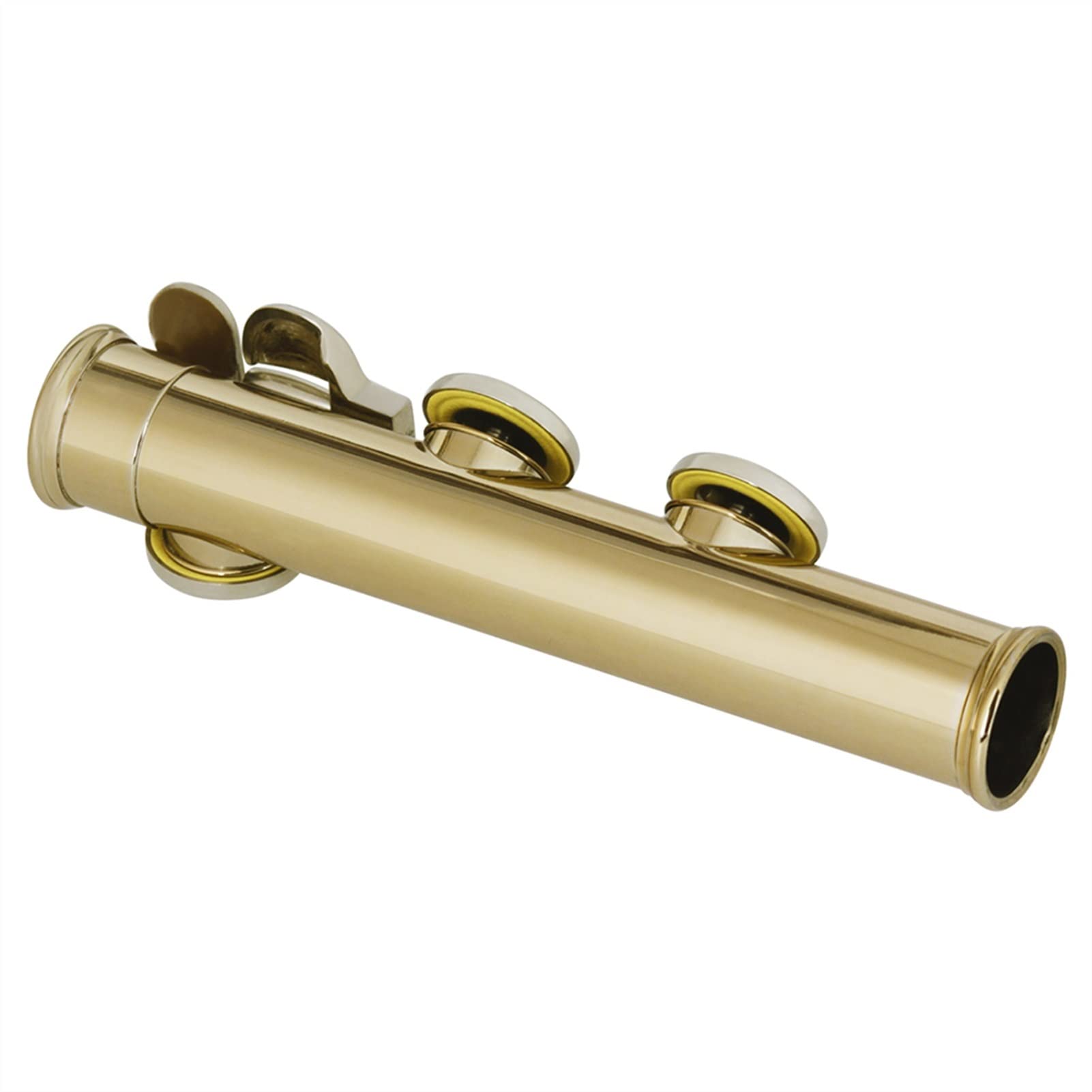 Zengxue 16-Hole Closed C Key Golden Silver Flute for Kids - Professional Wind Musical Instrument with Gloves and Case - Perfect for Beginners, School Bands & Music Lessons