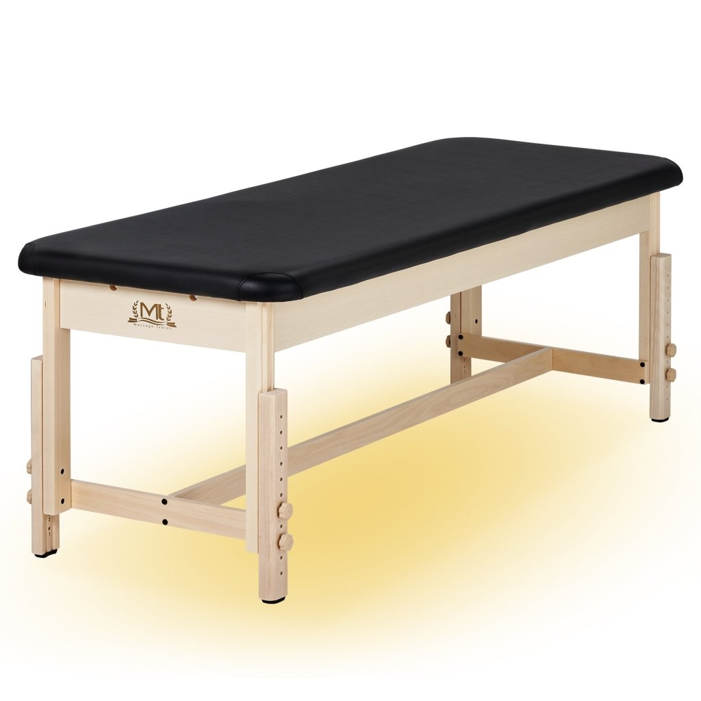 Professional Master Massage 28 Harvey Treatment Stationary Massage Table - Portable Spa Table for Physical Therapy, Chiropractic & Home Use