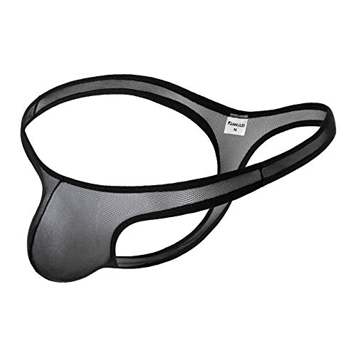 YUFEIDA Men's Thong Underwear - Sexy G-String Low Rise Breathable Bikini Briefs for Men | Comfortable Daily Wear, Gym Workout & Intimate Moments
