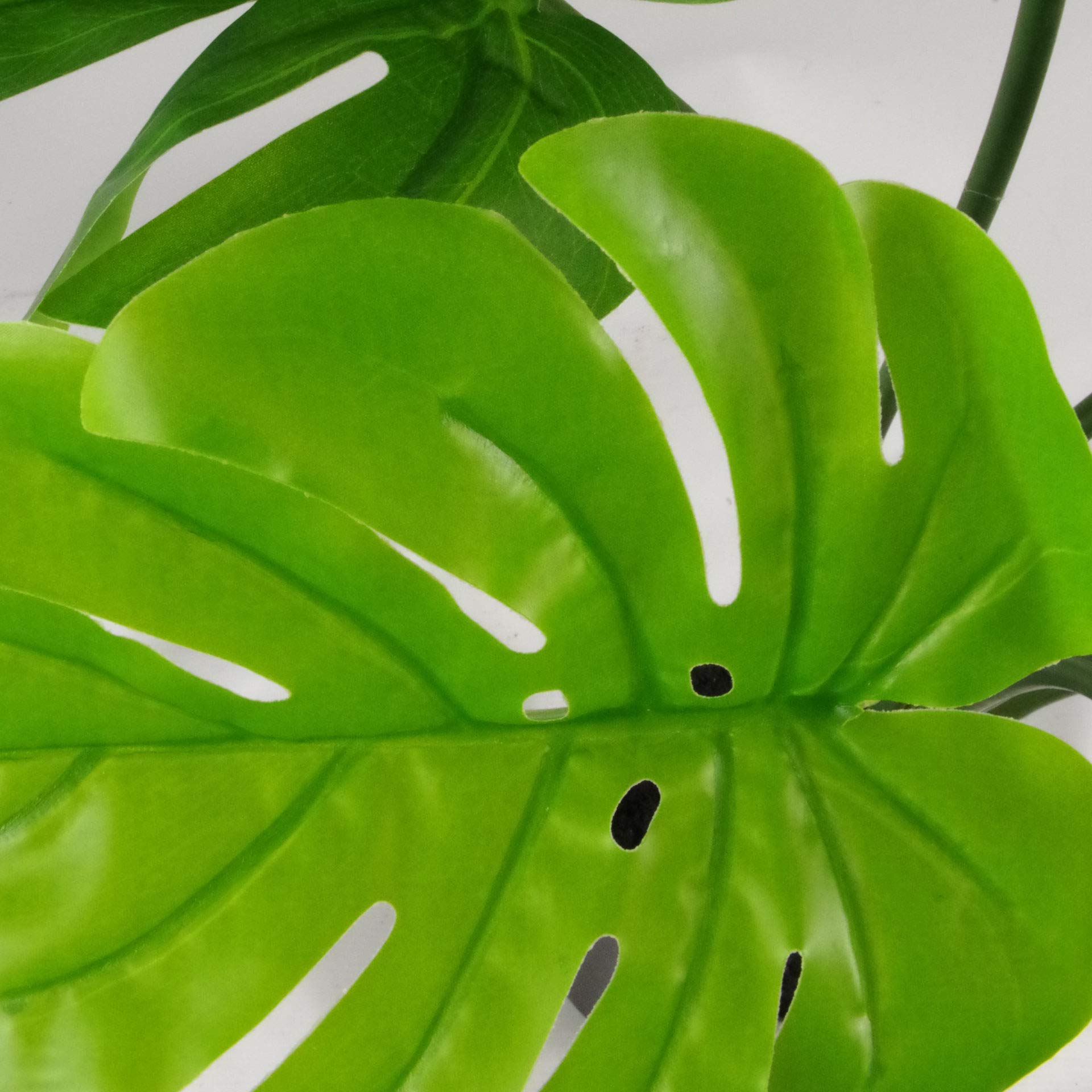 70cm Artificial Monstera Stem Plant - Realistic Twisted Leaf Design for Home Decor, Office, Wedding & Party Arrangements