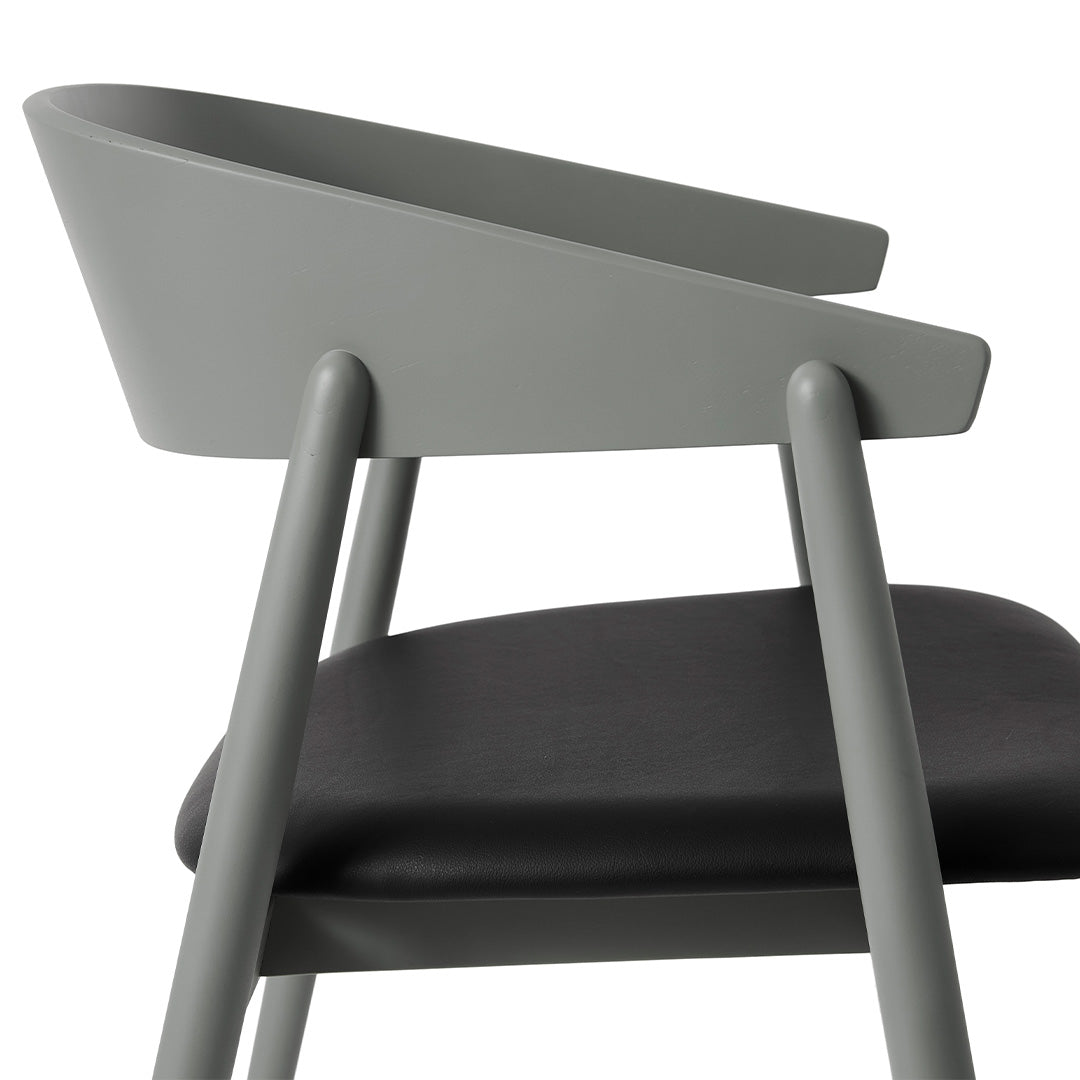 Premium AC2 Armchair with Genuine Leather Seat - Modern Living Room & Office Furniture for Comfort & Style