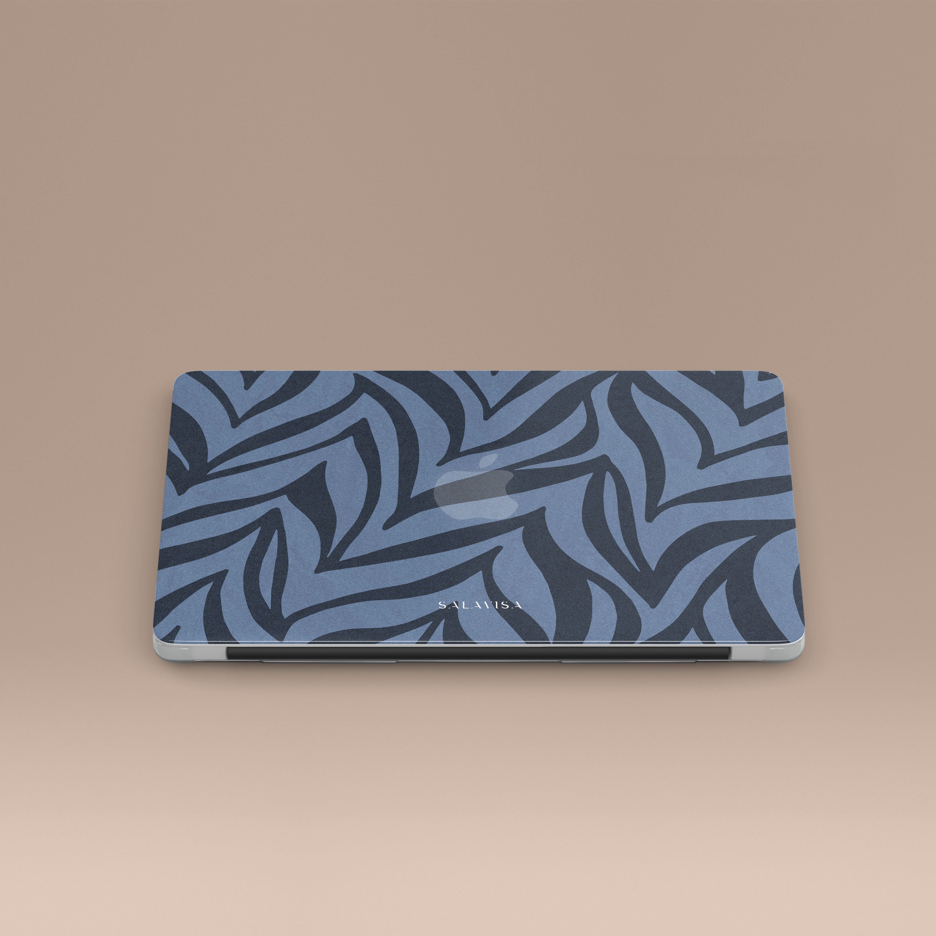 Durable Blue Zebra Pattern MacBook Pro/Air Case - Slim Protective Cover for MacBook Pro 13/15 inch & MacBook Air 13 inch - Perfect for Work, Travel & School Use