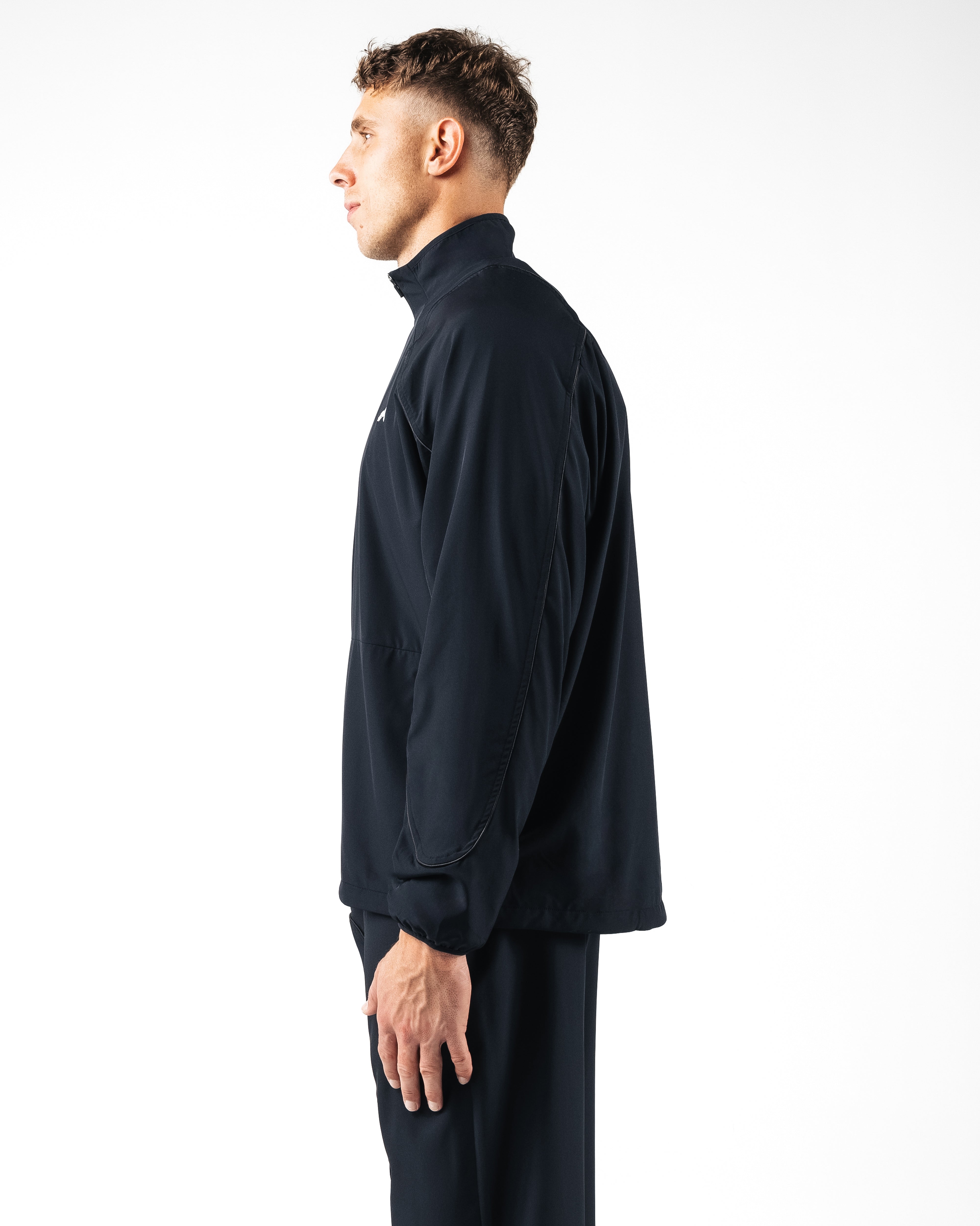 Premium Club Training Jacket for Men & Women - Breathable Black Workout Jacket for Gym, Running & Outdoor Sports