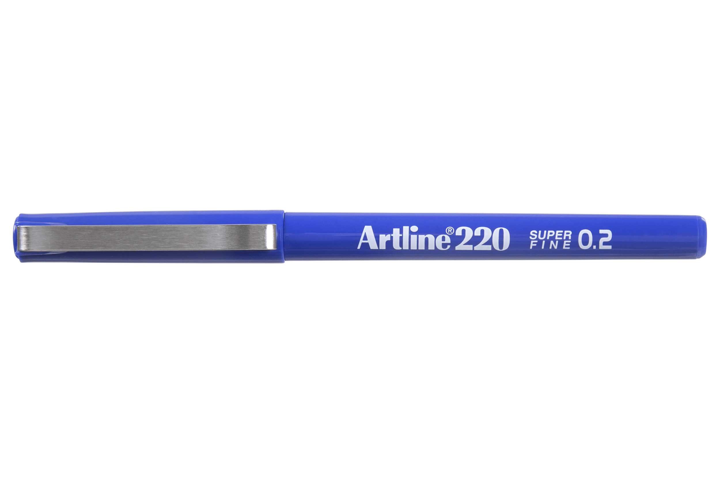 Artline 220 Fineliner Pen - 0.2mm Ultra Fine Tip Blue Ink - Pack of 12 - Perfect for Drawing, Sketching, Note Taking & Art Projects