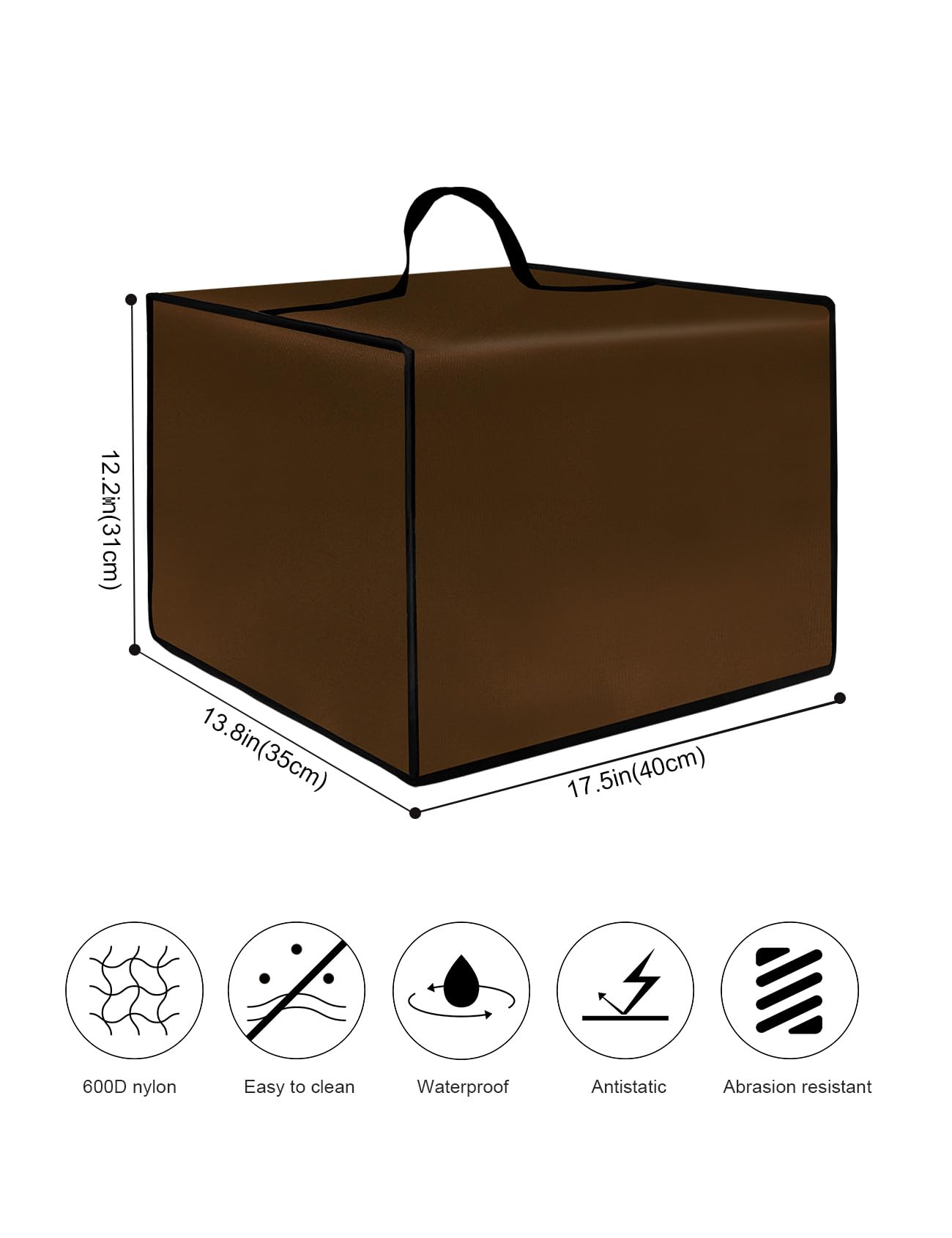Bartesian 55306/55300 Cocktail Machine Cover - Waterproof & Dustproof Nylon Lid for Bartender Mixer & Frozen Drink Maker | Perfect for Home Bars, Parties & Outdoor Use