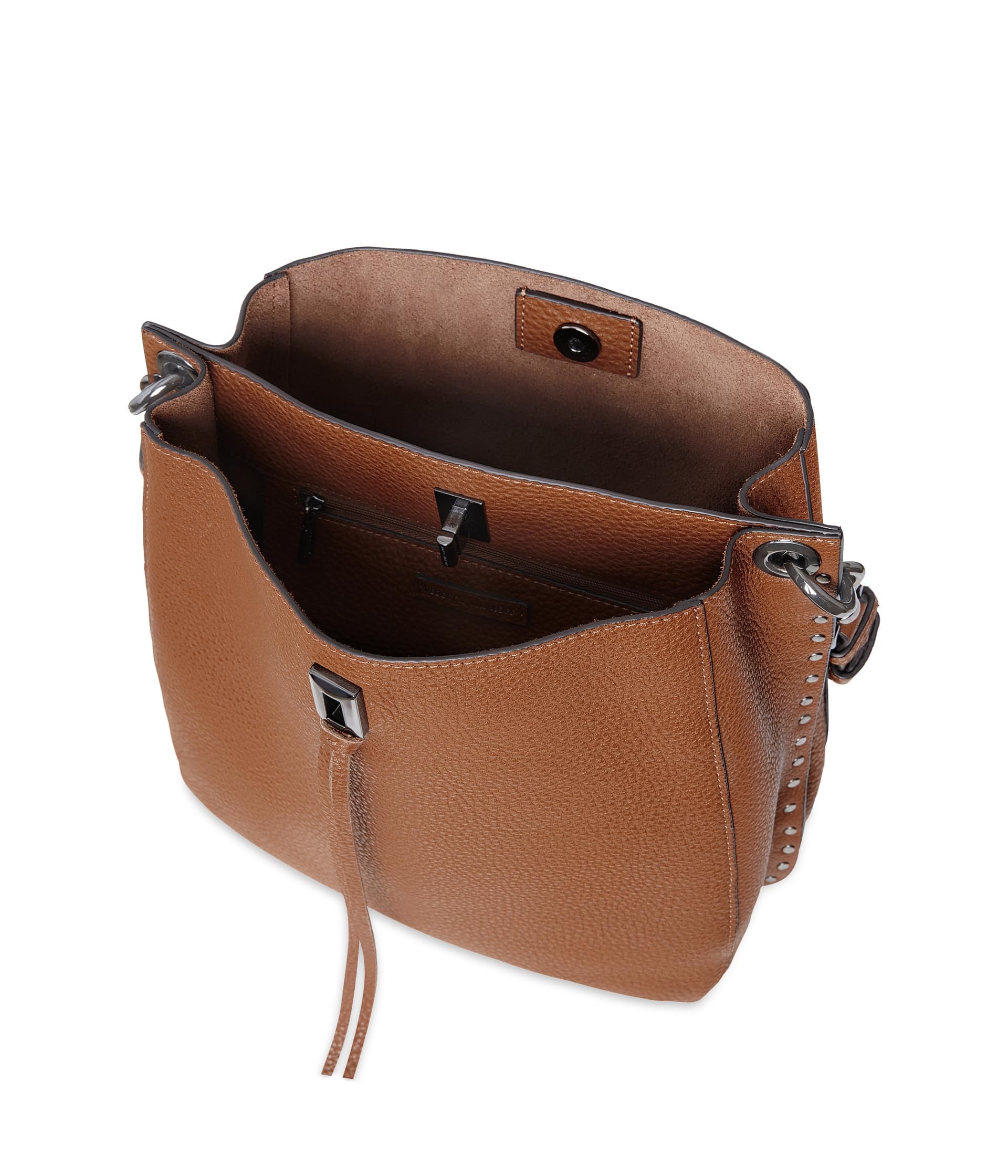 Rebecca Minkoff Darren Shoulder Bag for Women - Genuine Leather Crossbody Purse with Adjustable Strap, Perfect for Work, Travel & Everyday Use