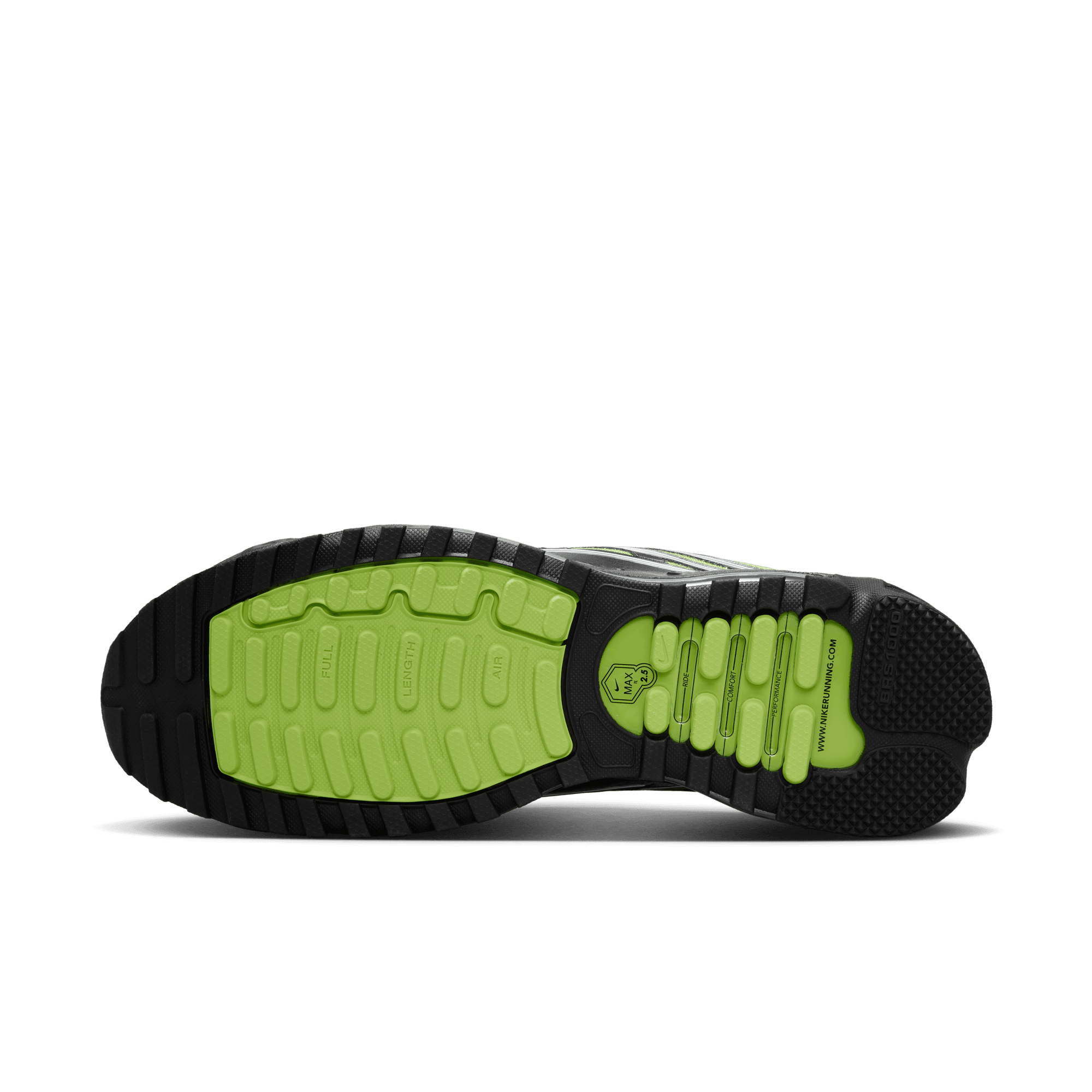 Nike Air Max TL 2.5 Men's Running Shoes - Black/Citron - Lightweight Cushioned Sneakers for Jogging, Gym & Everyday Wear