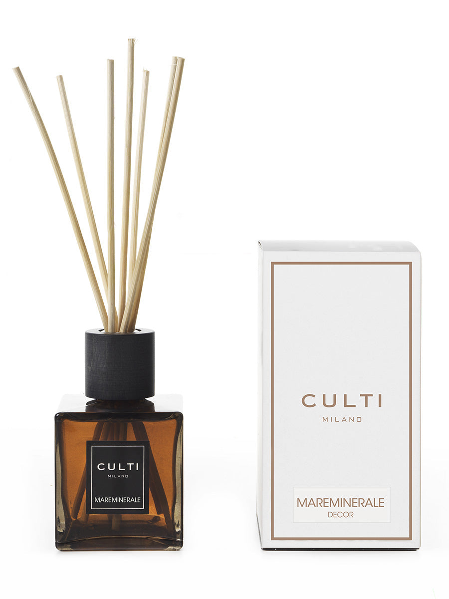 CULTI MILANO Classic Home Fragrance Diffuser - Mareminerale Scent for Living Room, Bedroom & Office | Premium Aromatherapy & Interior Decor