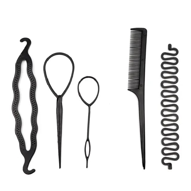 BELLO TOKO 5-Piece Hair Styling Kit for Women - Hair Clips, Barrettes & Accessories for Everyday Styling, Work & Special Occasions