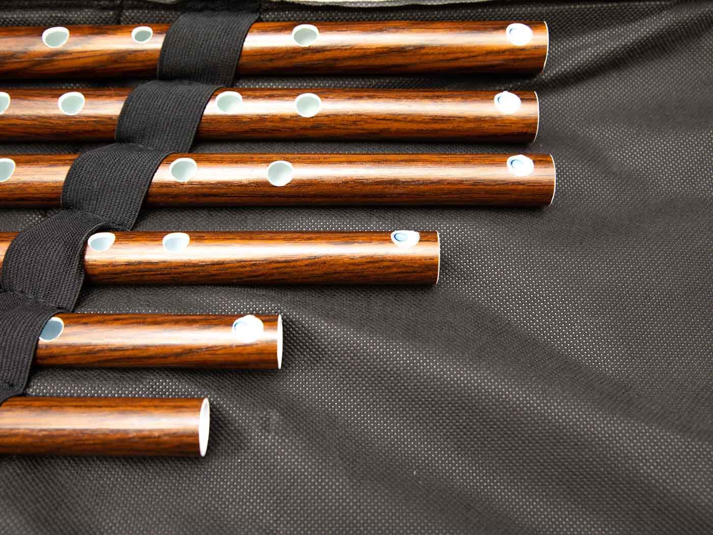 Turkish Kaval Shepherd Flute - 13 Hole Professional PVC Plastic Flute Set with Soft Carrying Case | Perfect for Folk Music, Traditional Performances & Outdoor Shepherd Playing