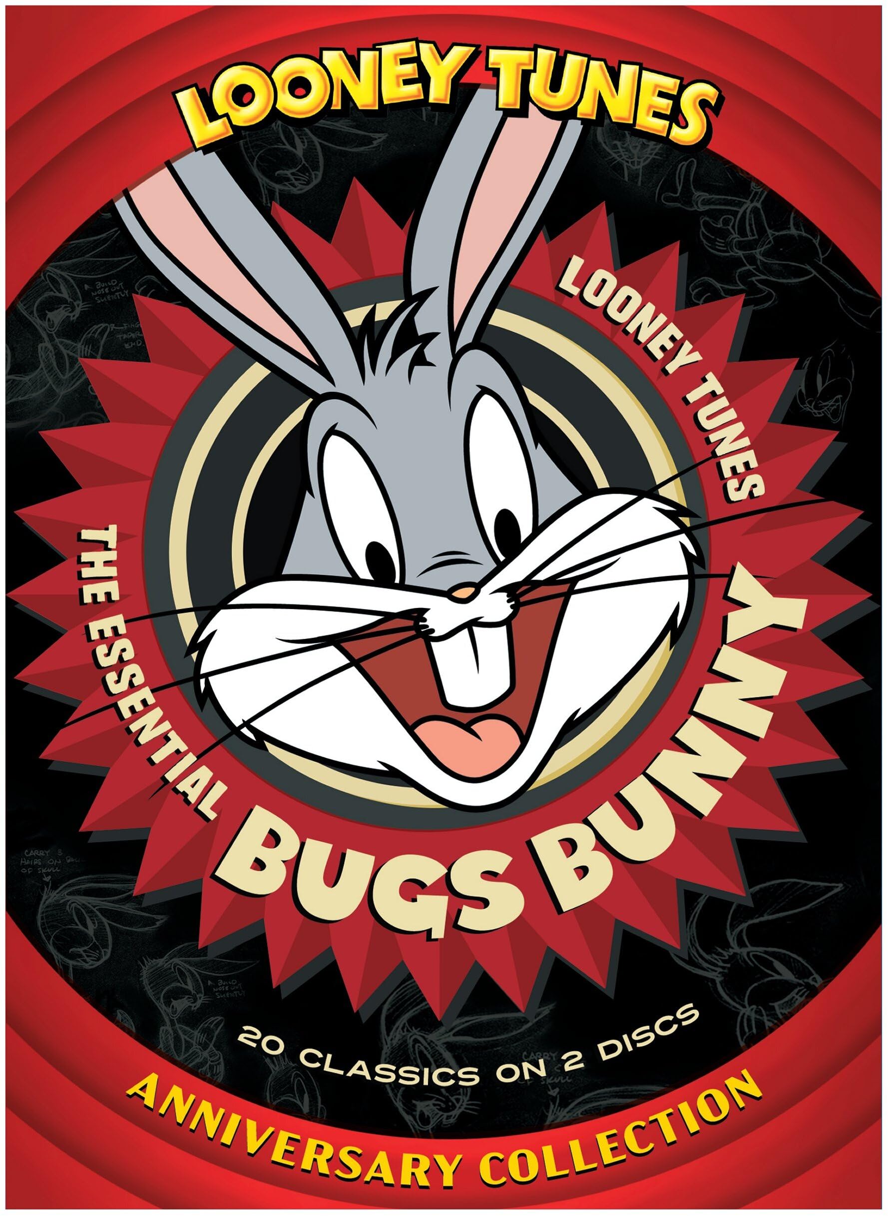 Essential Bugs Bunny 80th Anniversary Limited Edition DVD - Classic Cartoon Collection for Kids & Adults - Perfect for Family Movie Nights & Birthday Gifts