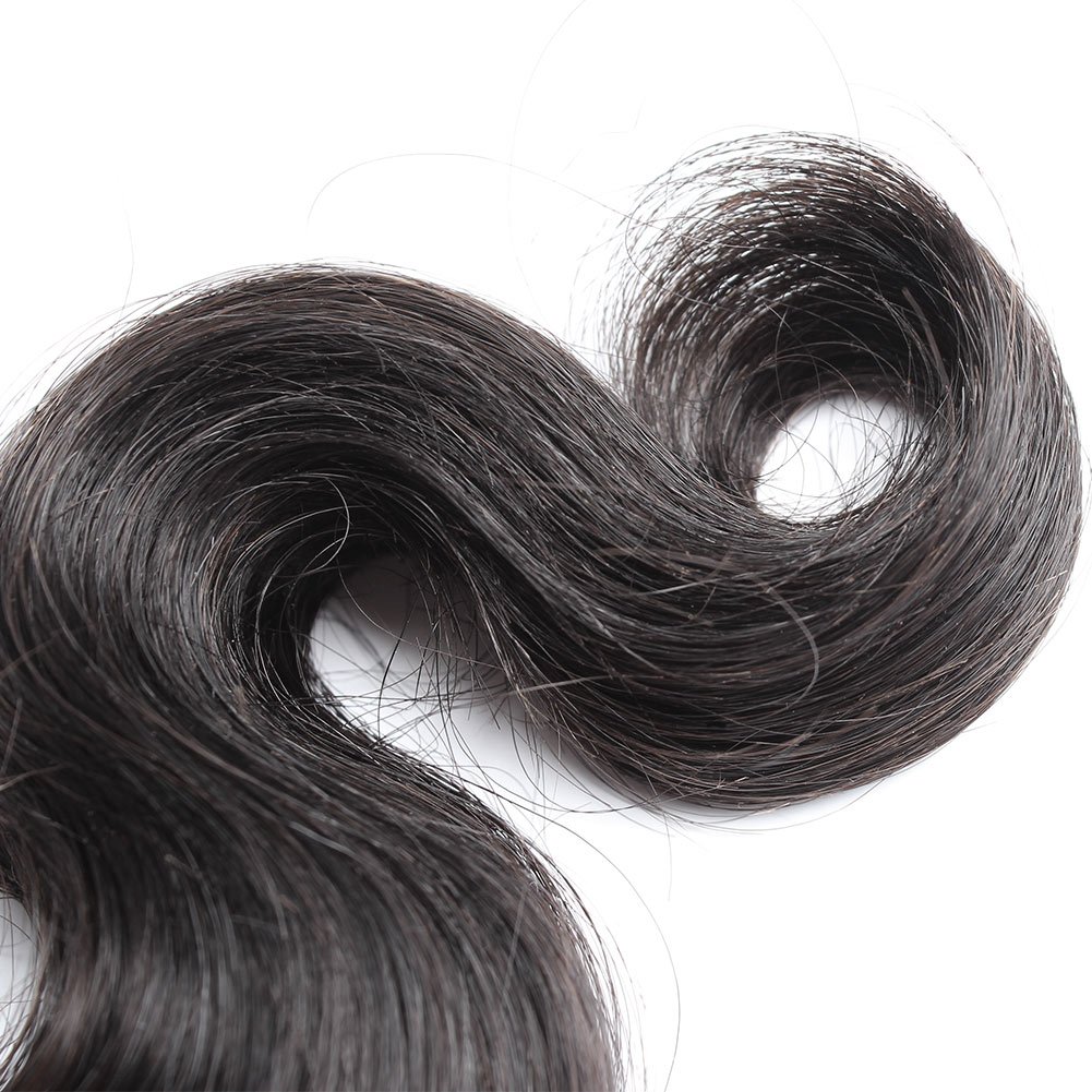 Bella Hair 100% Remy Virgin Brazilian Human Hair Extensions - 8-34 Inch Natural Body Wave Weave (1 Bundle) for Stunning Length & Volume | Perfect for Daily Styling, Special Occasions & Protective Hairstyles