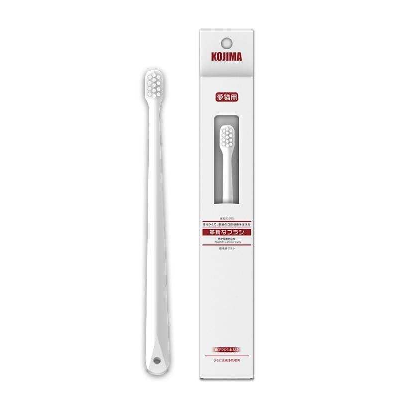 Kojima Cat Toothbrush - Soft Bristle Pet Dental Care for Cats - Perfect for Daily Teeth Cleaning & Oral Hygiene at Home