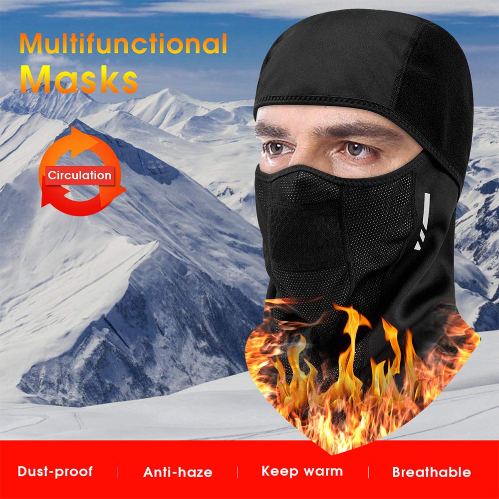 Men's & Women's Ski Mask Balaclava - Cold Weather Windproof Face Cover for Cycling, Motorcycle & Outdoor Activities - Perfect for Winter Sports, Snowboarding & Hiking