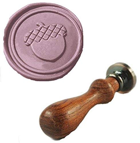 Vintage Acorn Wax Seal Stamp Kit with Rosewood Handle - Custom Picture Logo for Wedding Invitations, Letters, and DIY Crafts - Perfect for Invitations, Envelopes, and Scrapbooking