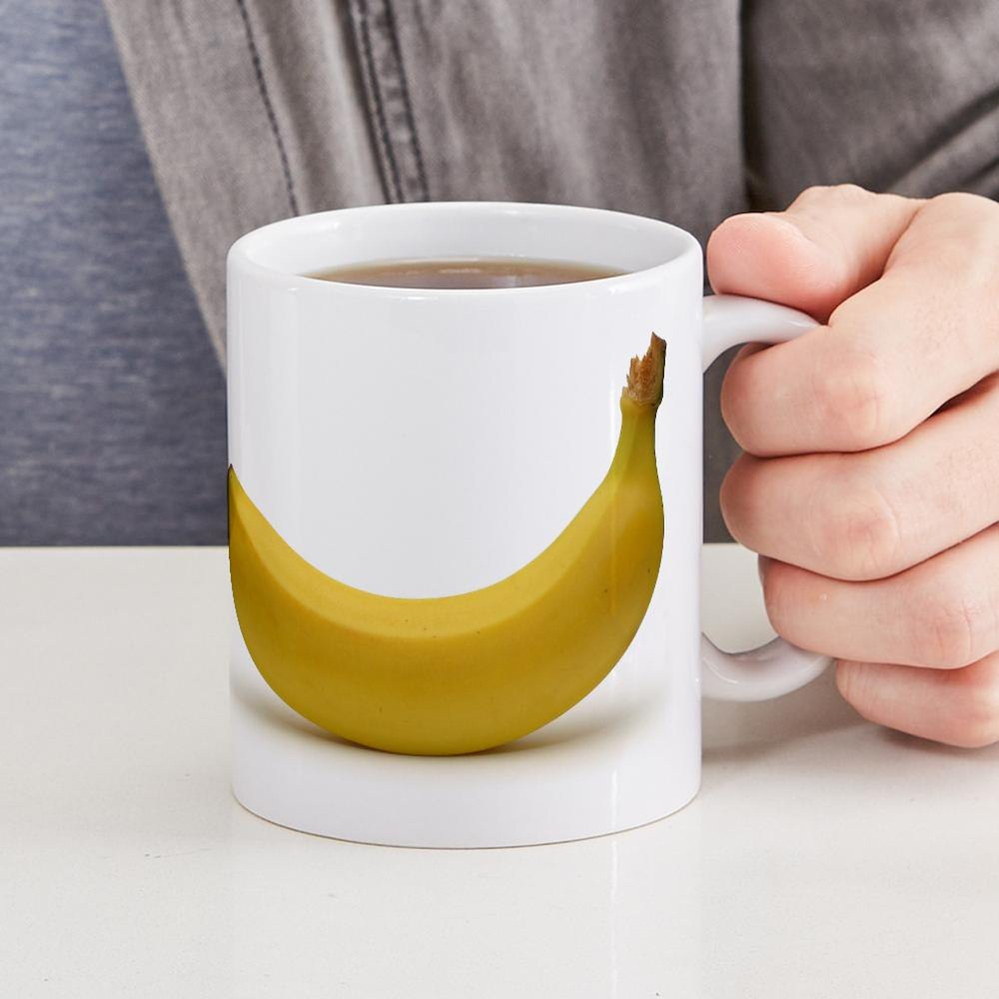 11 oz (325 ml) Ceramic Coffee Mug - Banana Themed Fun Cup for Tea, Hot Chocolate & Coffee | Perfect for Office, Home & Gifts