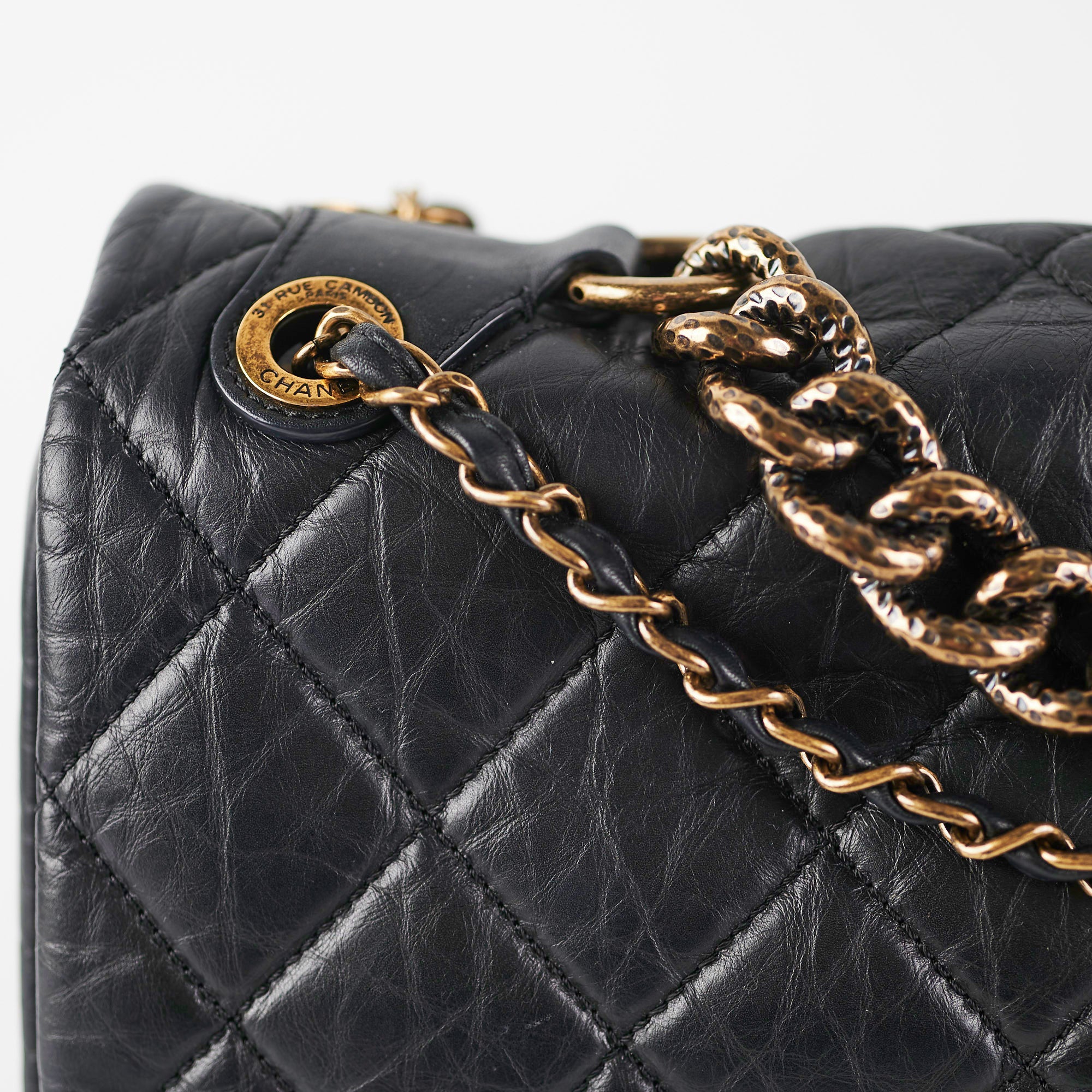 Chanel Pondichery Handbag - Luxury Leather Shoulder Bag for Women, Black - Perfect for Work, Travel & Evening Events