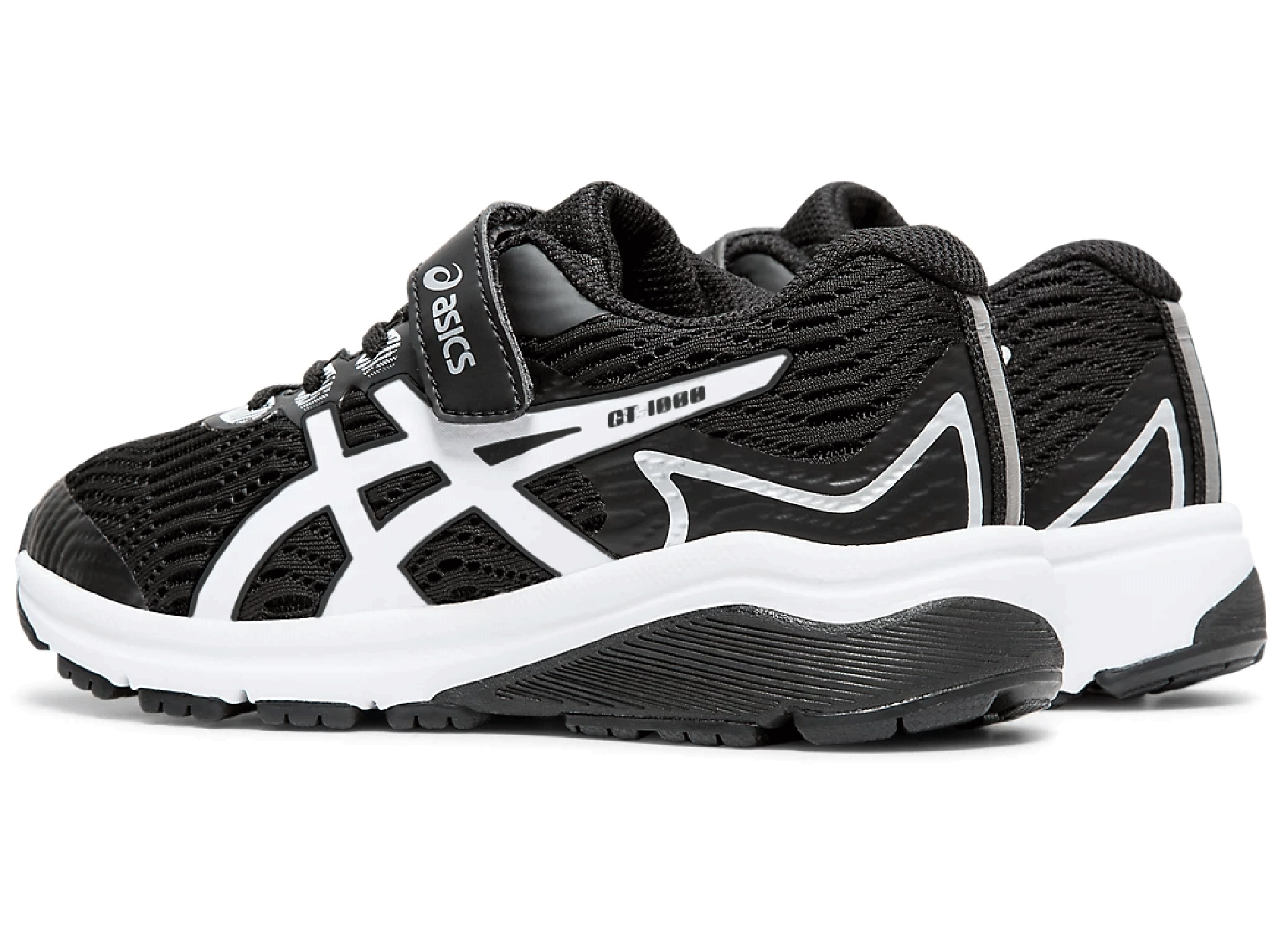 ASICS Junior GT 1000 8 PS Kids' Running Shoes - Black/White (1014A067-001) - Lightweight Athletic Sneakers for Boys & Girls - Perfect for School, Training & Daily Activities