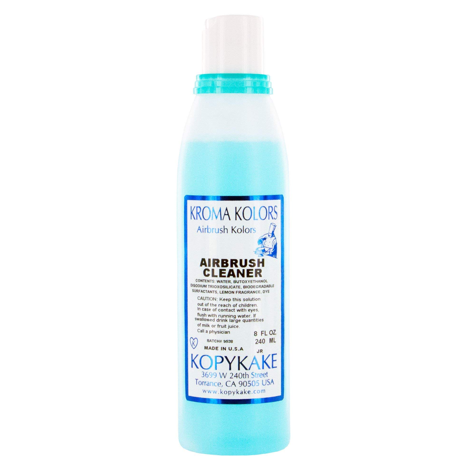 Kopykake Airbrush Cleaner – 8 oz Bottle for Efficient Airbrush Tool Cleaning | Perfect for Artists, Hobbyists & DIY Projects