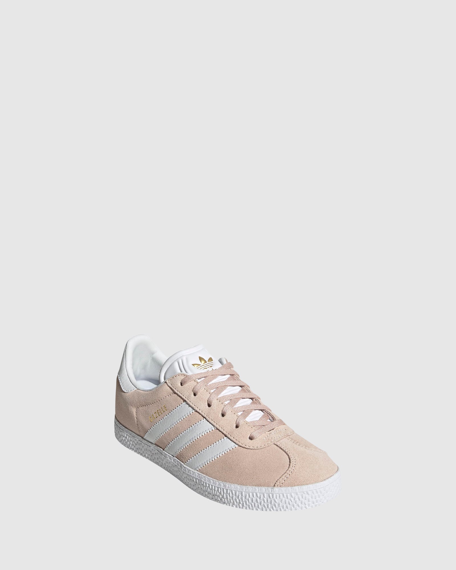 Gazelle J Grade School Sneakers in Pink Tint & White - Comfortable Kids Running Shoes for School, Play & Everyday Wear