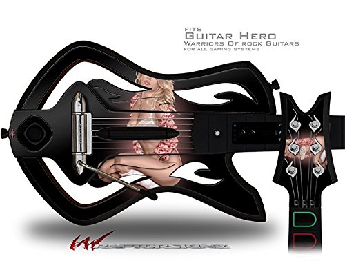 Felicity Pin Up Girl Decal Sticker Skin for Warriors of Rock Guitar Hero Controller - Rockstar Gaming Accessory (Guitar Not Included) - Perfect for Gaming Rooms, Music Themed Parties & Guitar Hero Enthusiasts