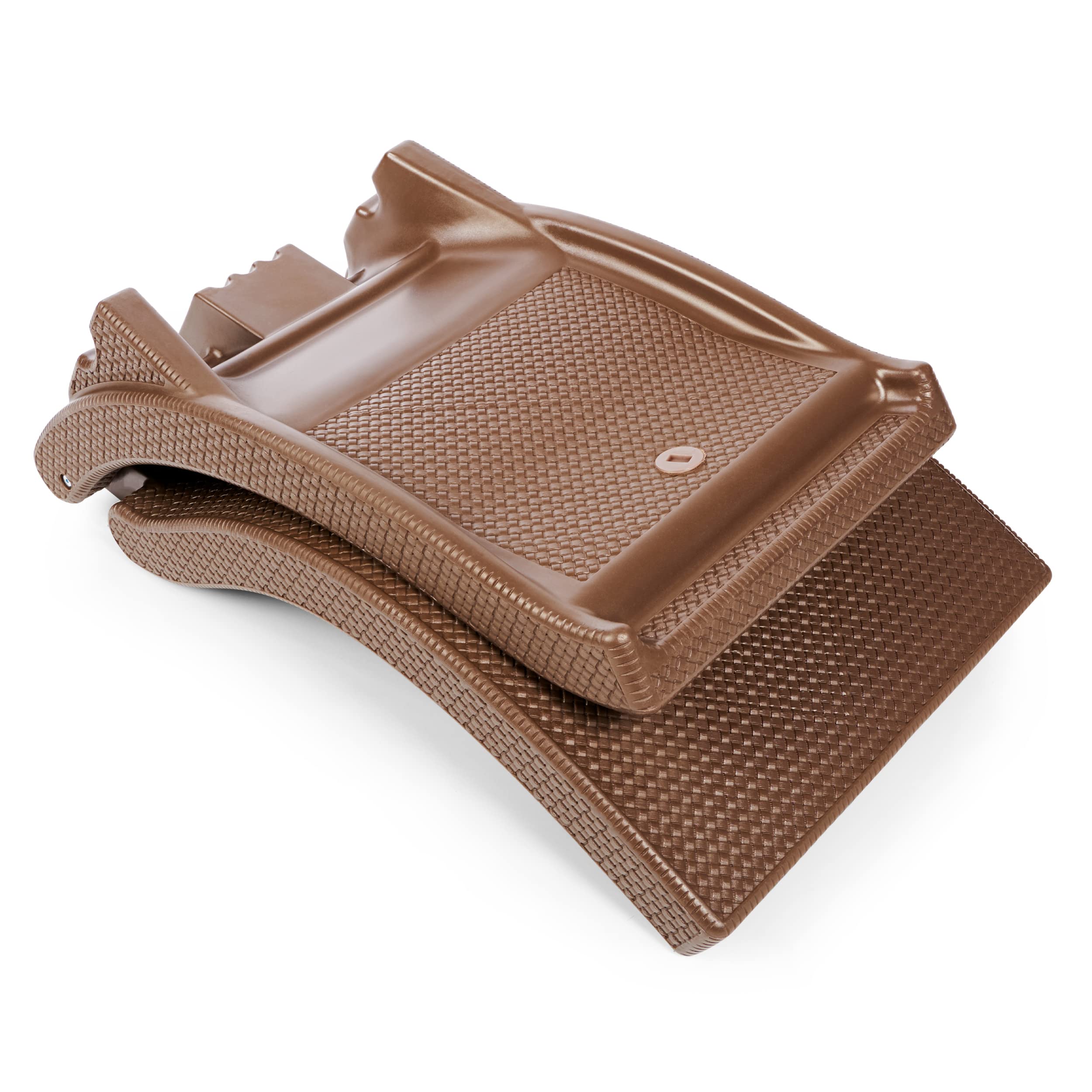 Robelle Premium Outdoor Chaise Lounge Chair - Waterproof, Durable & Comfortable Poolside Patio Furniture for Relaxing by the Pool, Beach or Backyard (Chocolate Brown)
